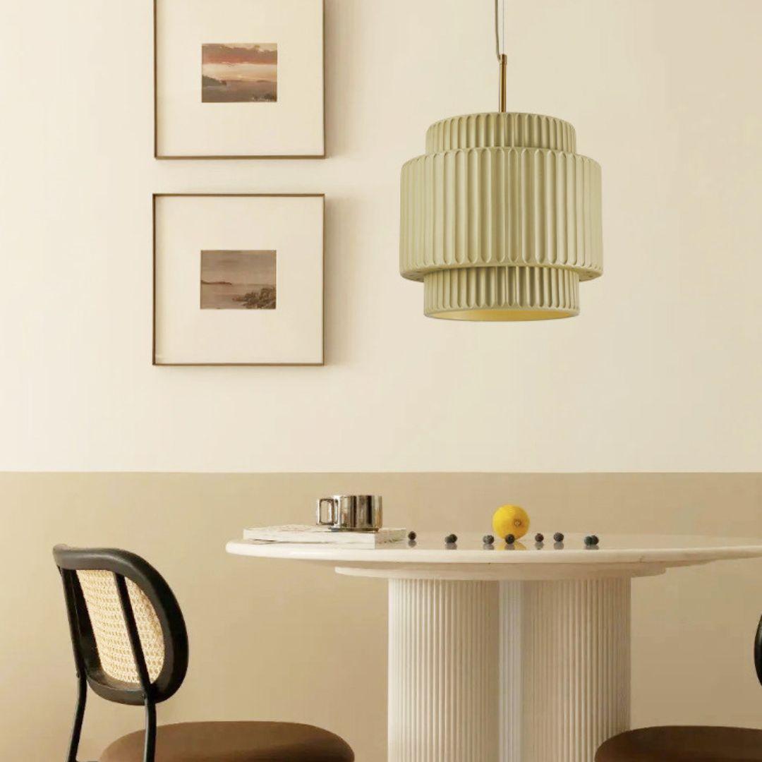 Aurelia Moderne Pendelleuchte aus Kunstharz-Letslighting