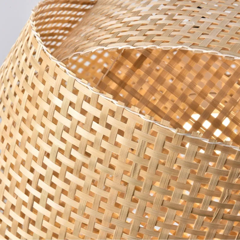 Ritta Pendelleuchte Rattan Arbeitszimmer/Schlafzimmer Design LED