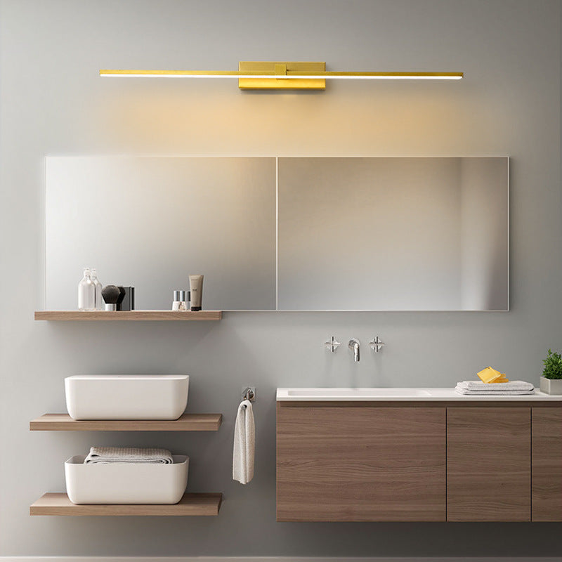 Arisha Minimalistische LED Wandleuchte Gold Wohnzimmer/Badezimmer