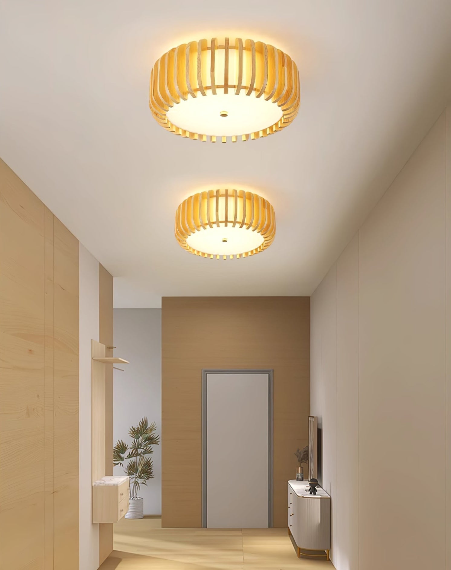 Vezorus Premium Eleganz Holz Deckenleuchte-Letslighting