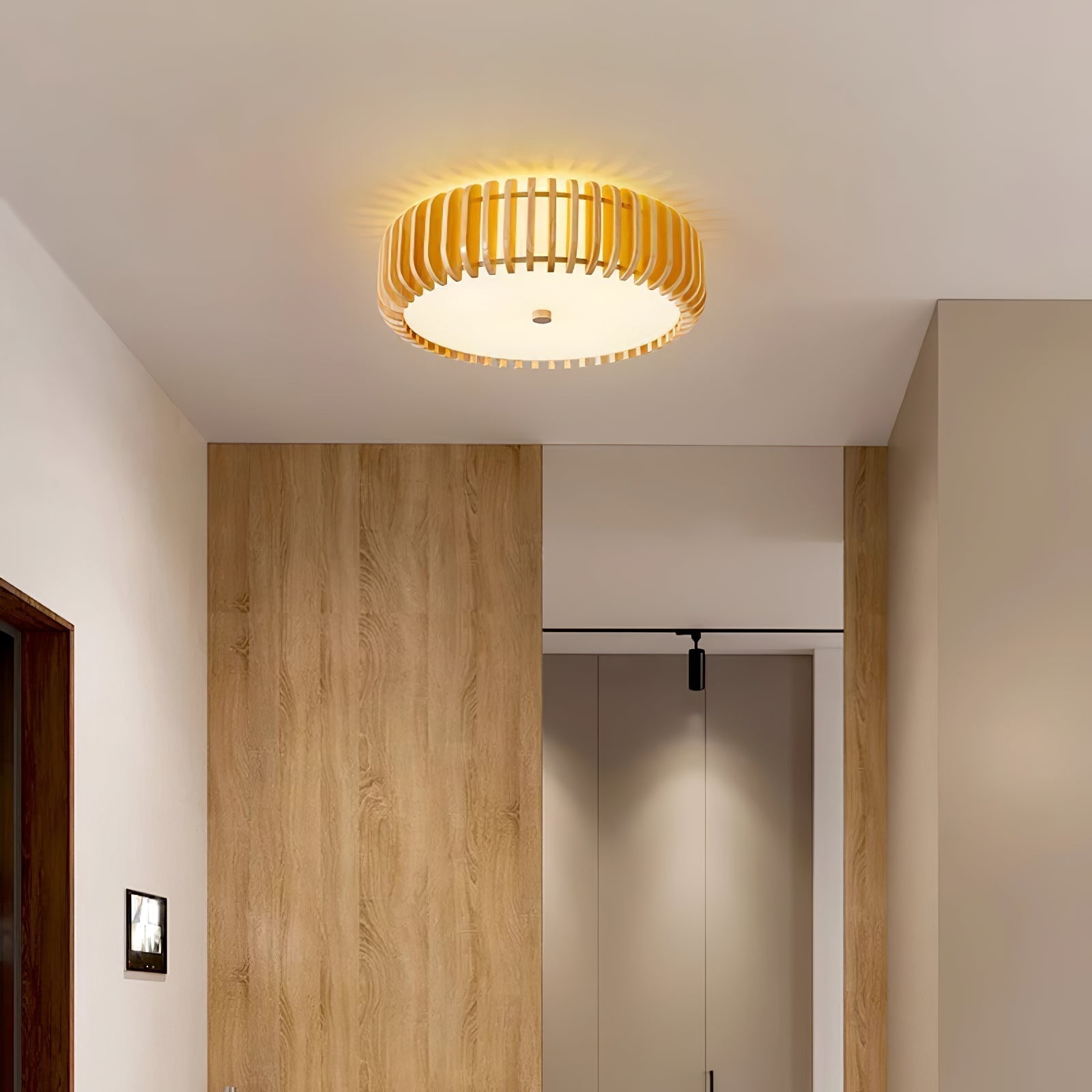 Vezorus Premium Eleganz Holz Deckenleuchte-Letslighting