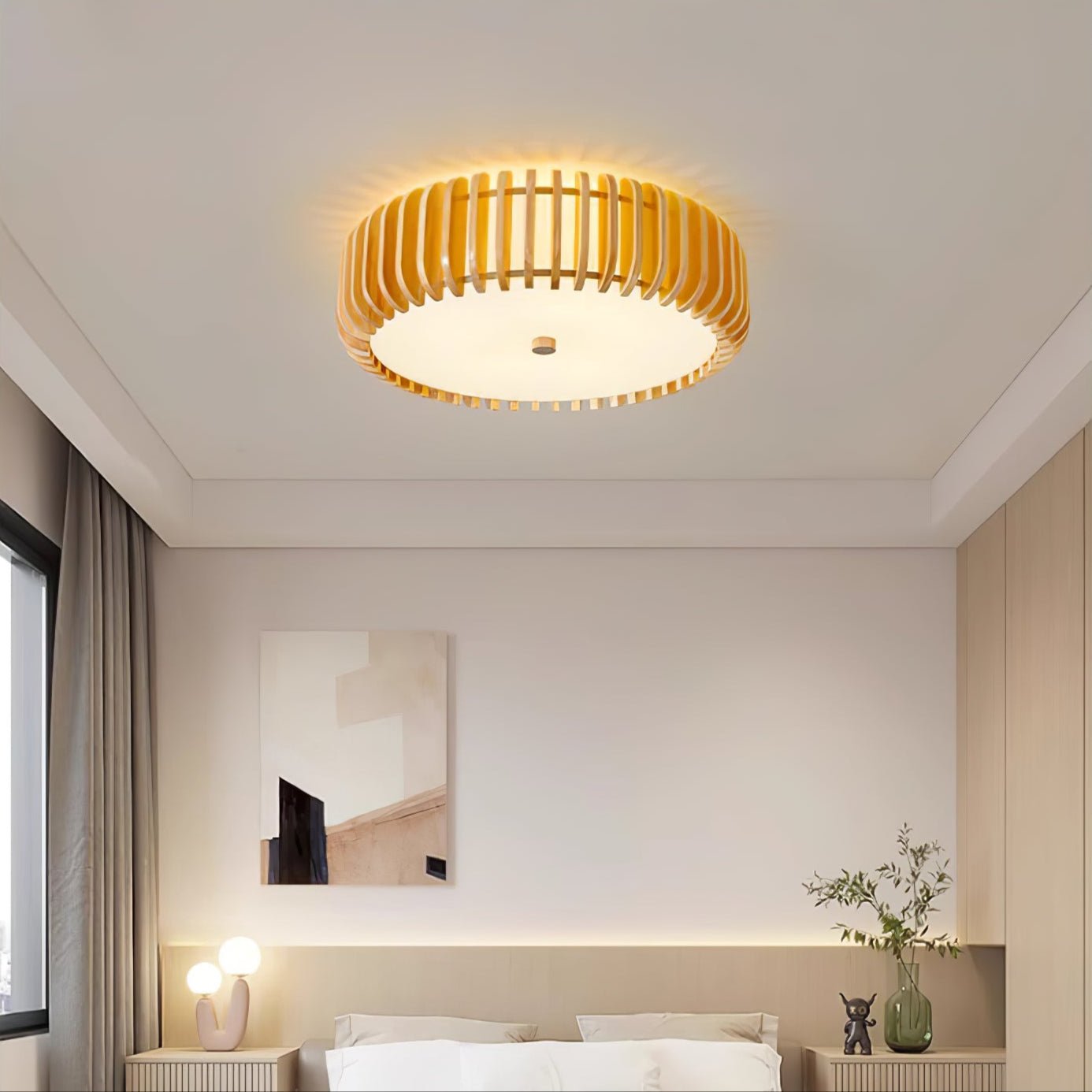 Vezorus Premium Eleganz Holz Deckenleuchte-Letslighting