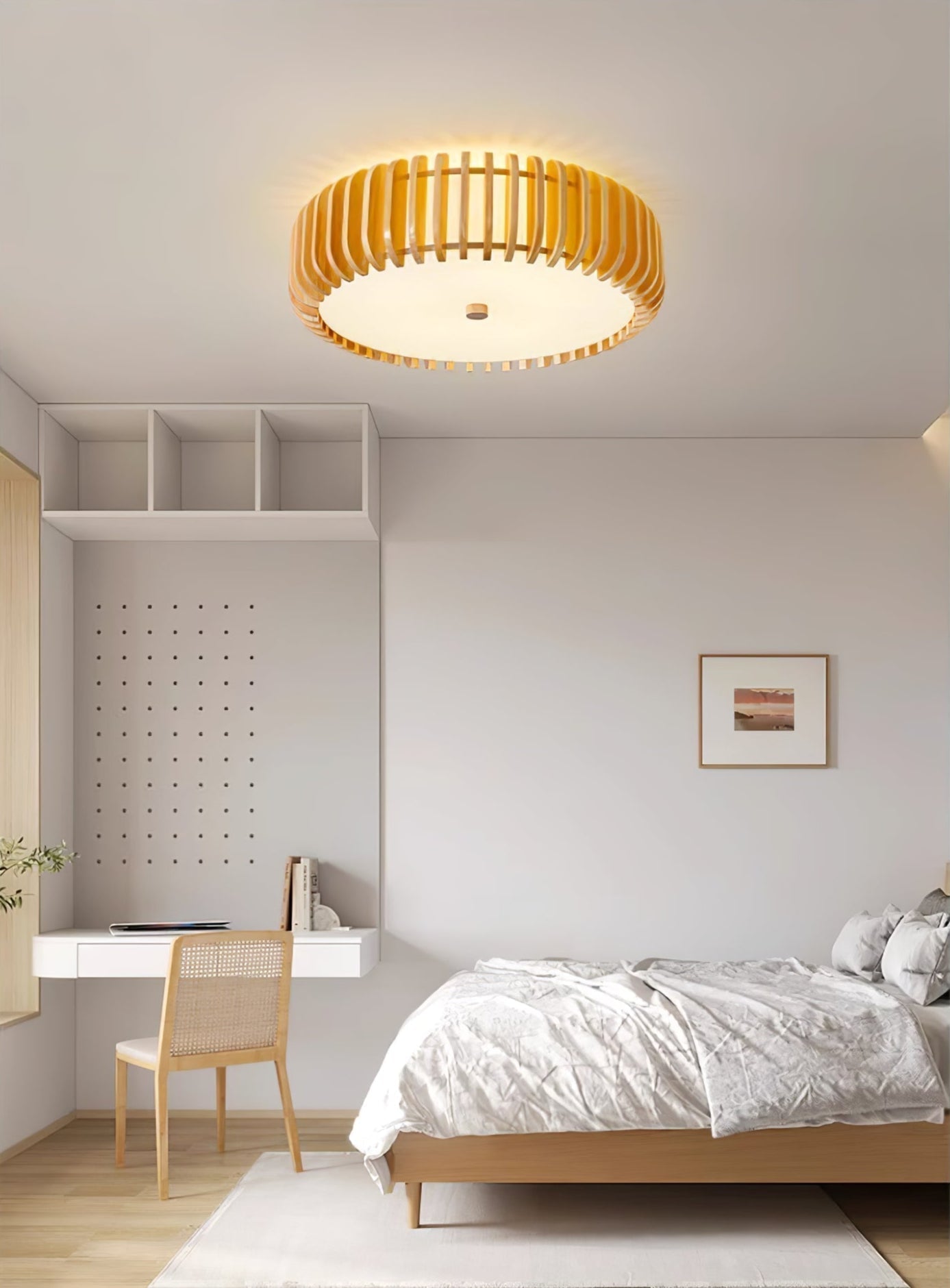 Vezorus Premium Eleganz Holz Deckenleuchte-Letslighting