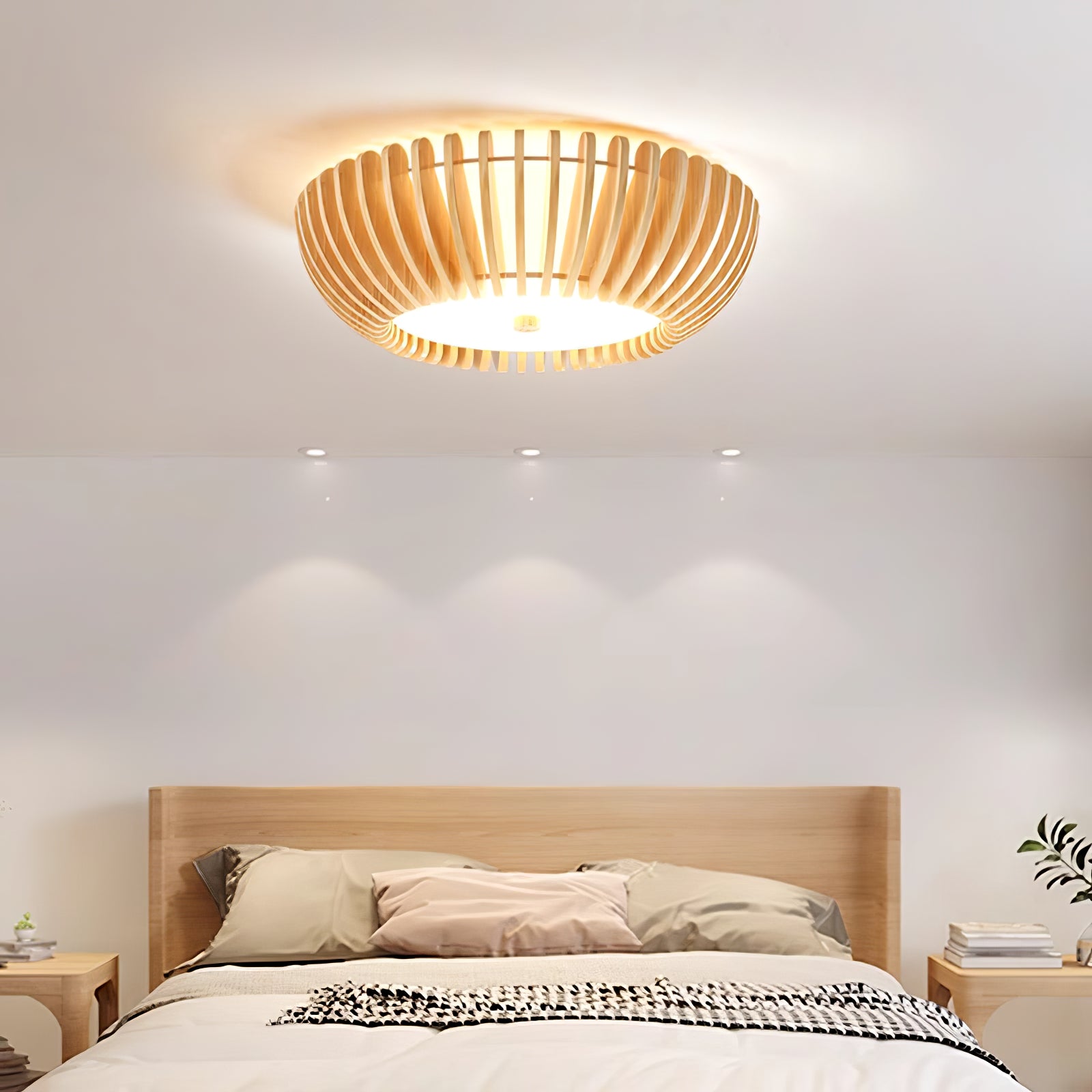 Vezorus Premium Eleganz Holz Deckenleuchte-Letslighting