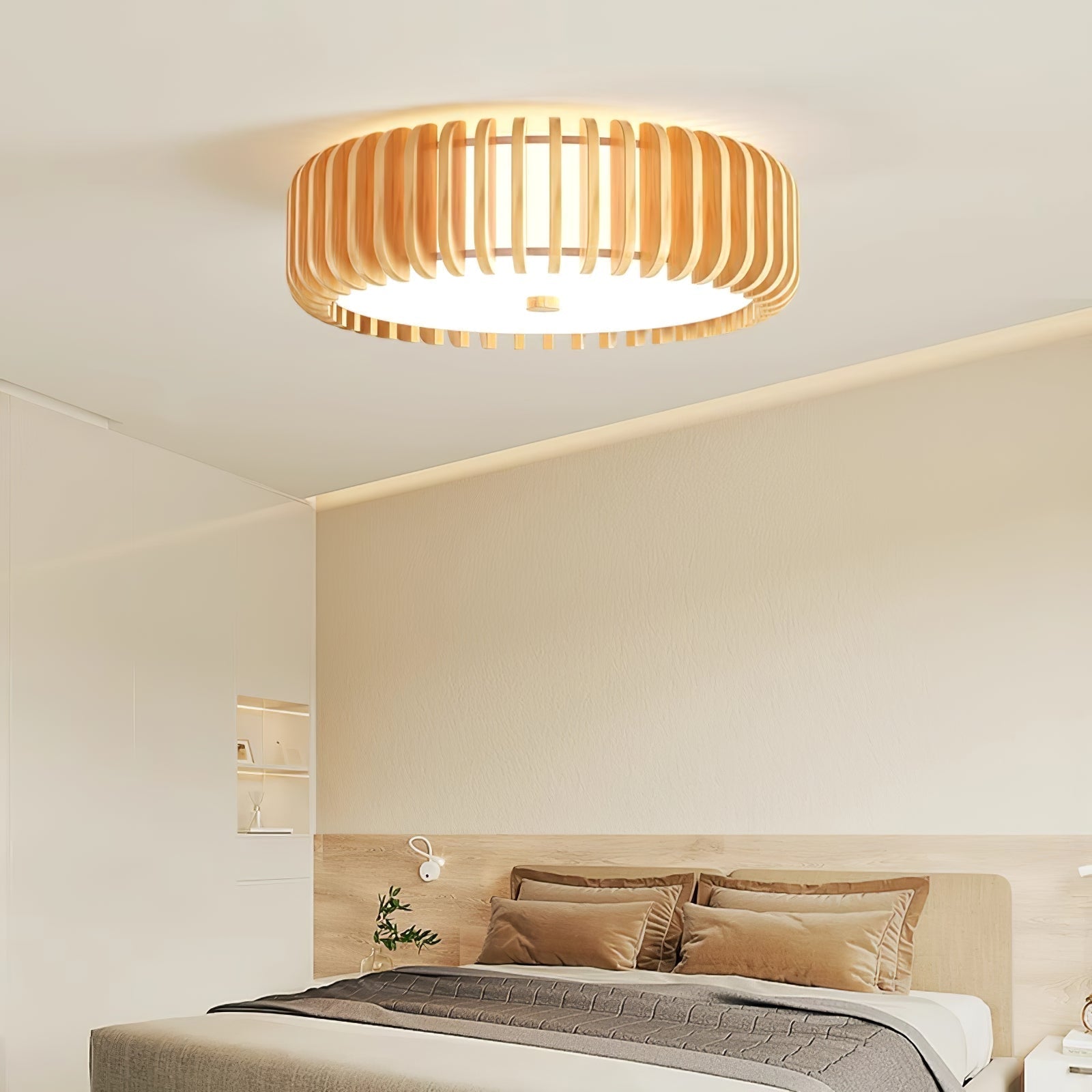 Vezorus Premium Eleganz Holz Deckenleuchte-Letslighting
