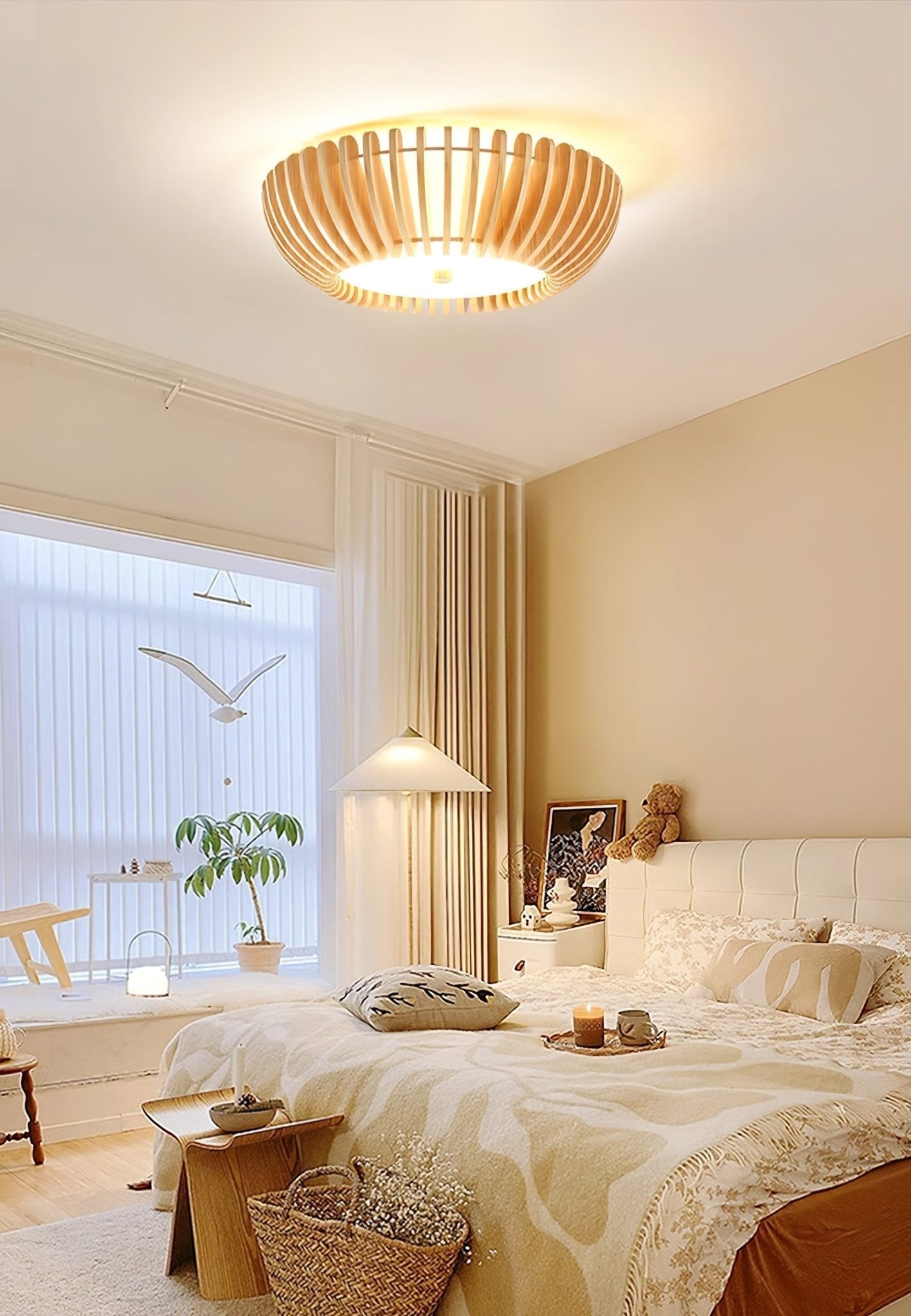 Vezorus Premium Eleganz Holz Deckenleuchte-Letslighting