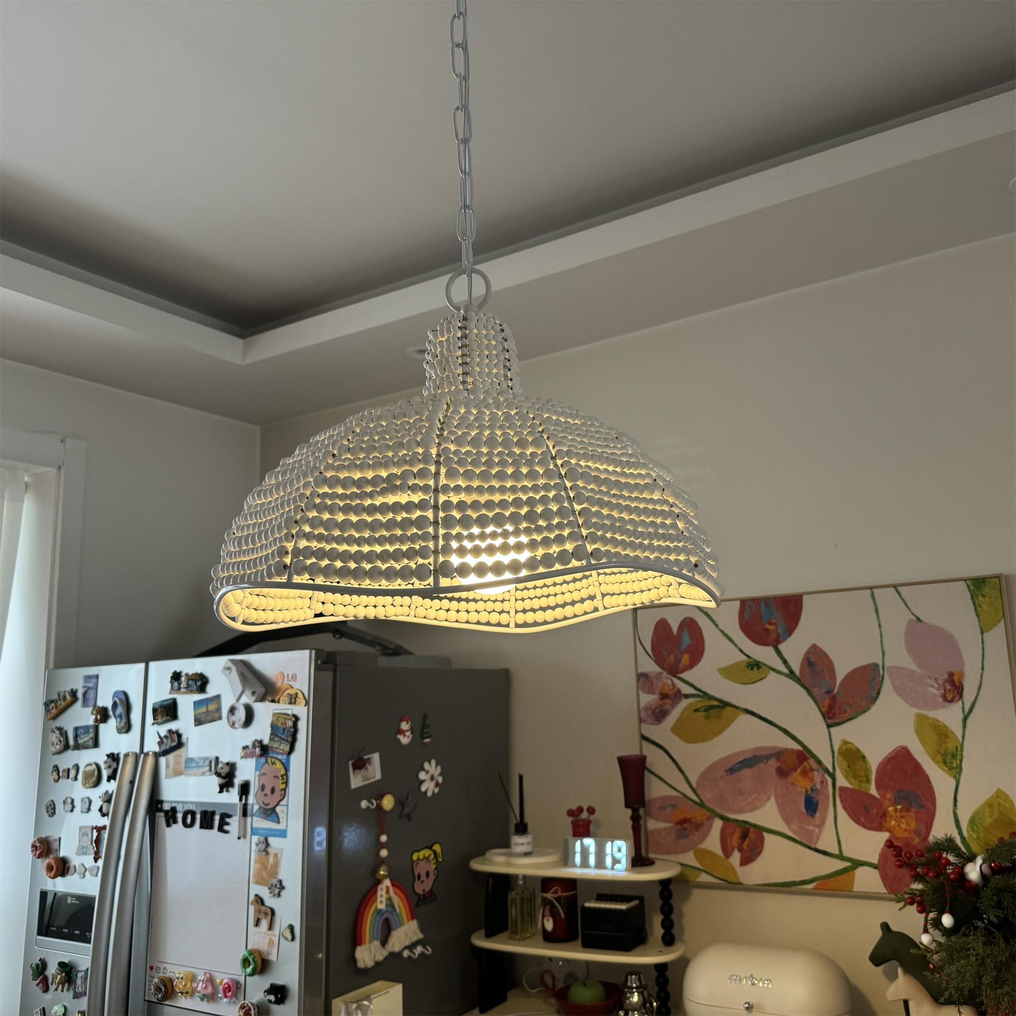 Veliraris Postmodern Luxus Holz Pendelleuchte-Letslighting