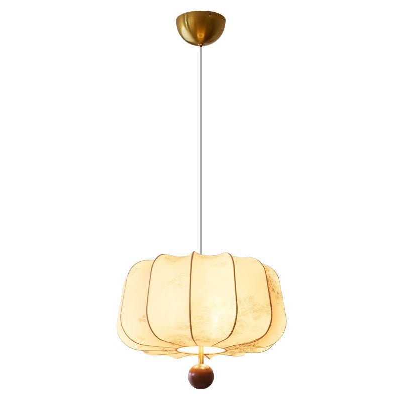 Valera Holz & Stoff Pendelleuchte-Letslighting