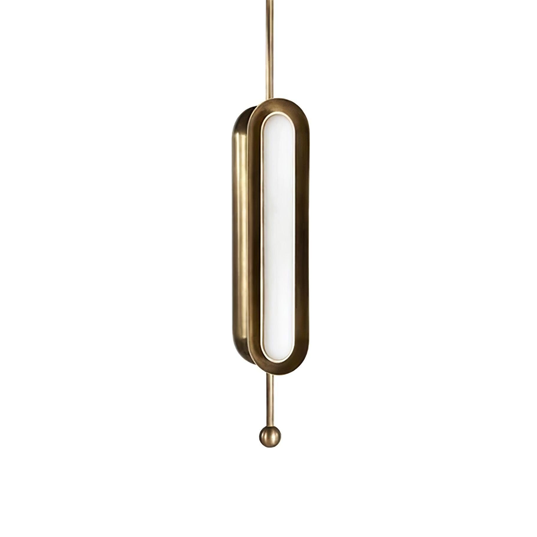 Lyvinaris Geometrische Lineare Pendelleuchte aus Messing-Letslighting