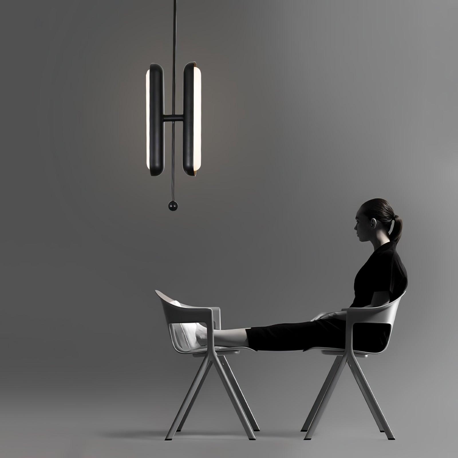 Lyvinaris Geometrische Lineare Pendelleuchte aus Messing-Letslighting