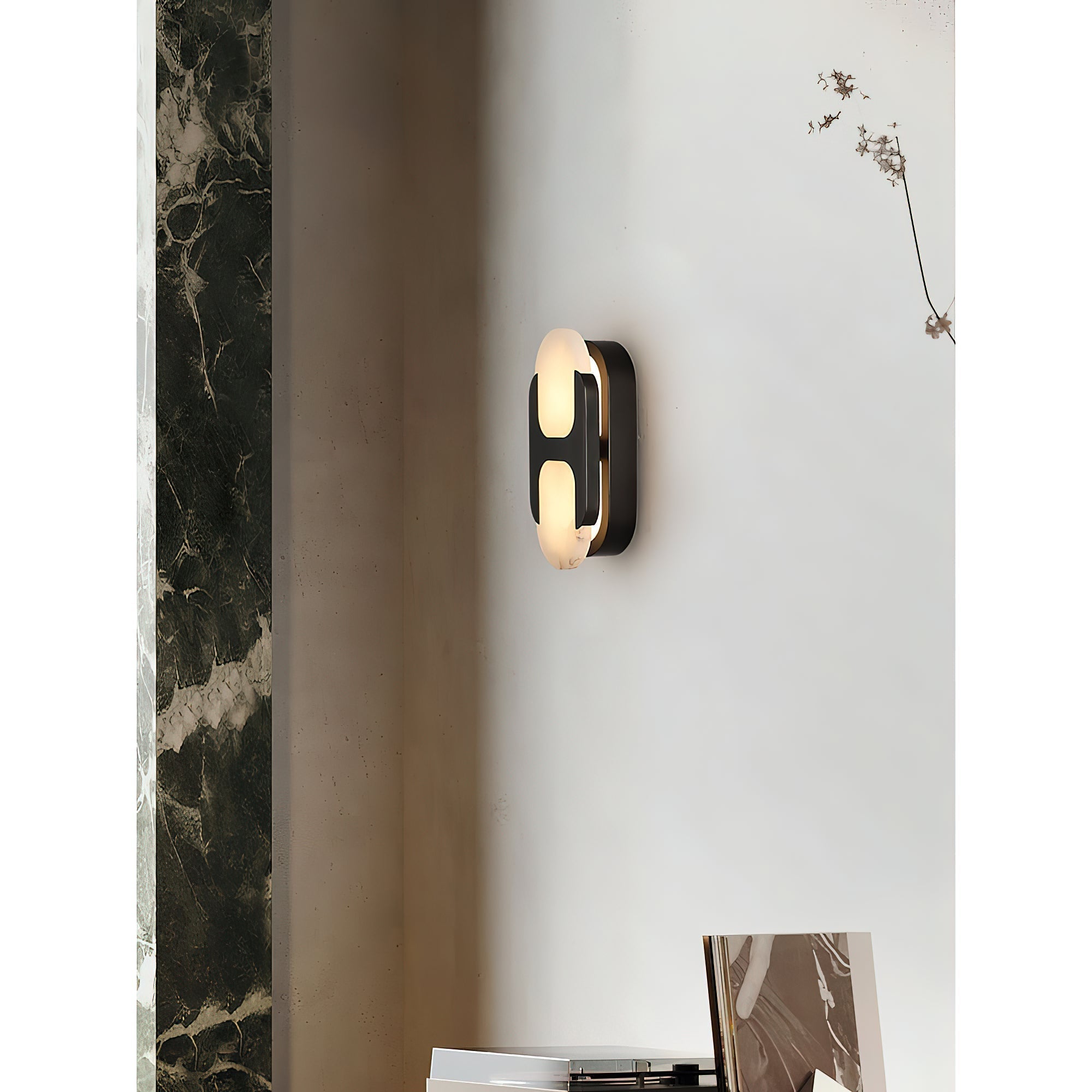 Lylaearis Modern Minimalist Alabaster Wall Lamp - Letslighting