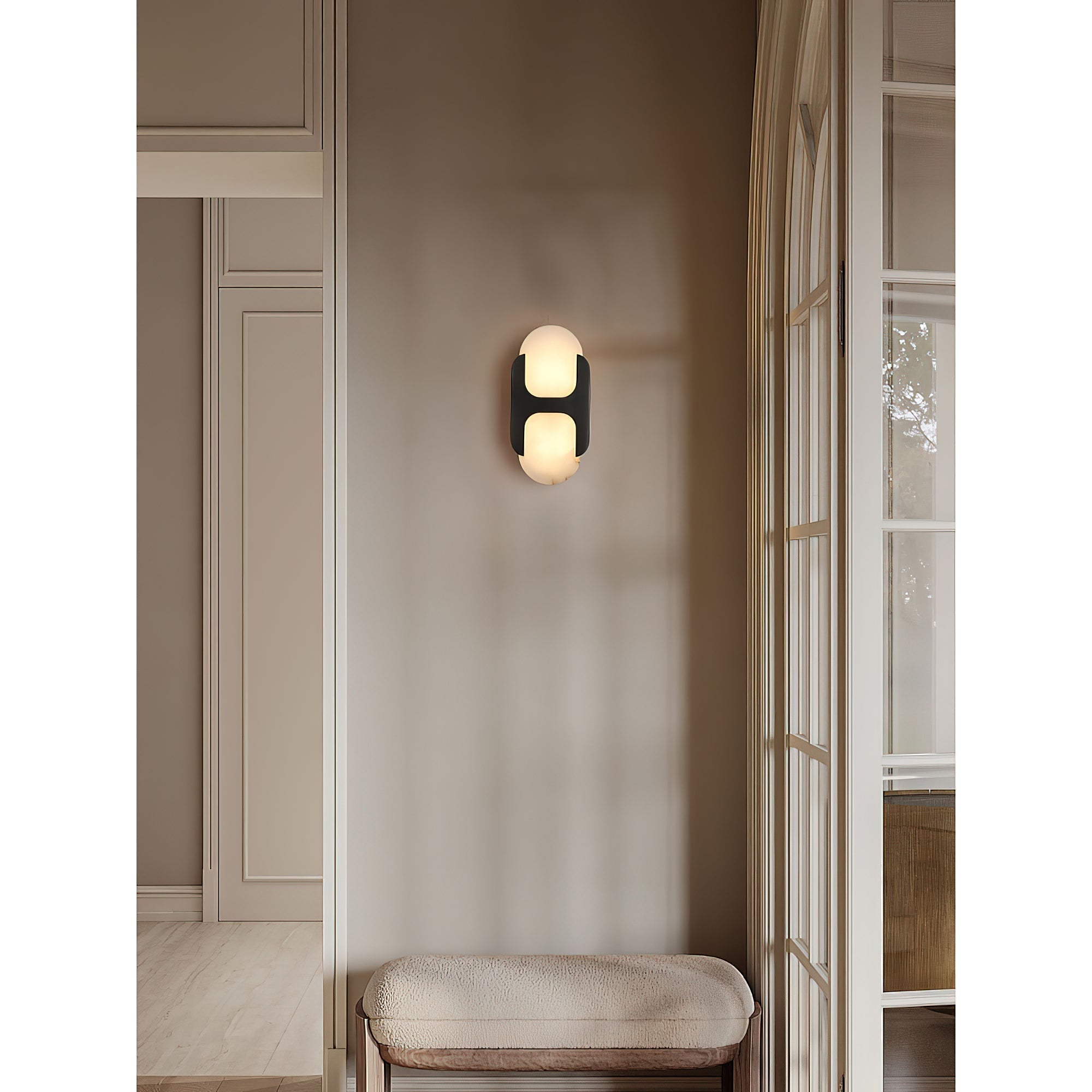 Lylaearis Modern Minimalist Alabaster Wall Lamp - Letslighting