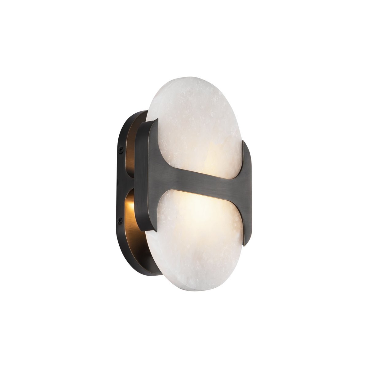 Ulthaora Double Globe Alabaster Wall Light - Neutralighting