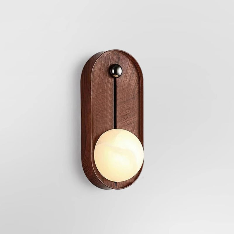 Evtala Modern Minimalist Metal Alabaster Wall Lamp - Letslighting