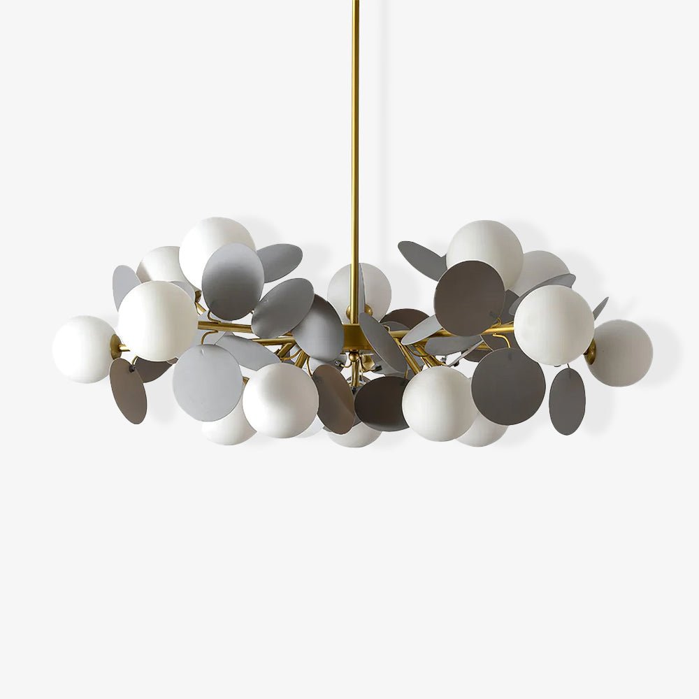 Lustra Kronleuchter Off-White Baum Acht Offene Schirme-Letslighting