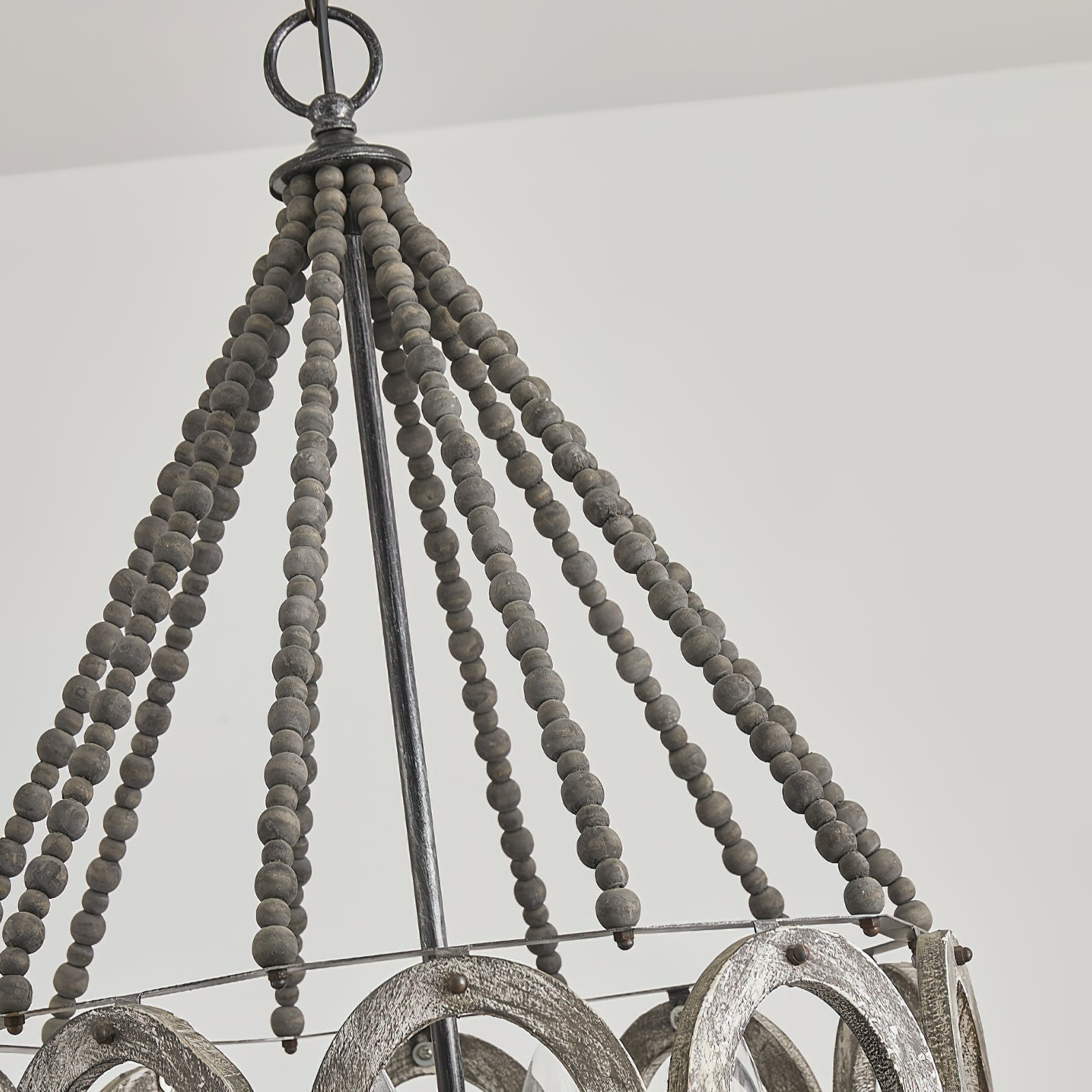 Zasorila Vintage Kronleuchter aus Holz-Letslighting