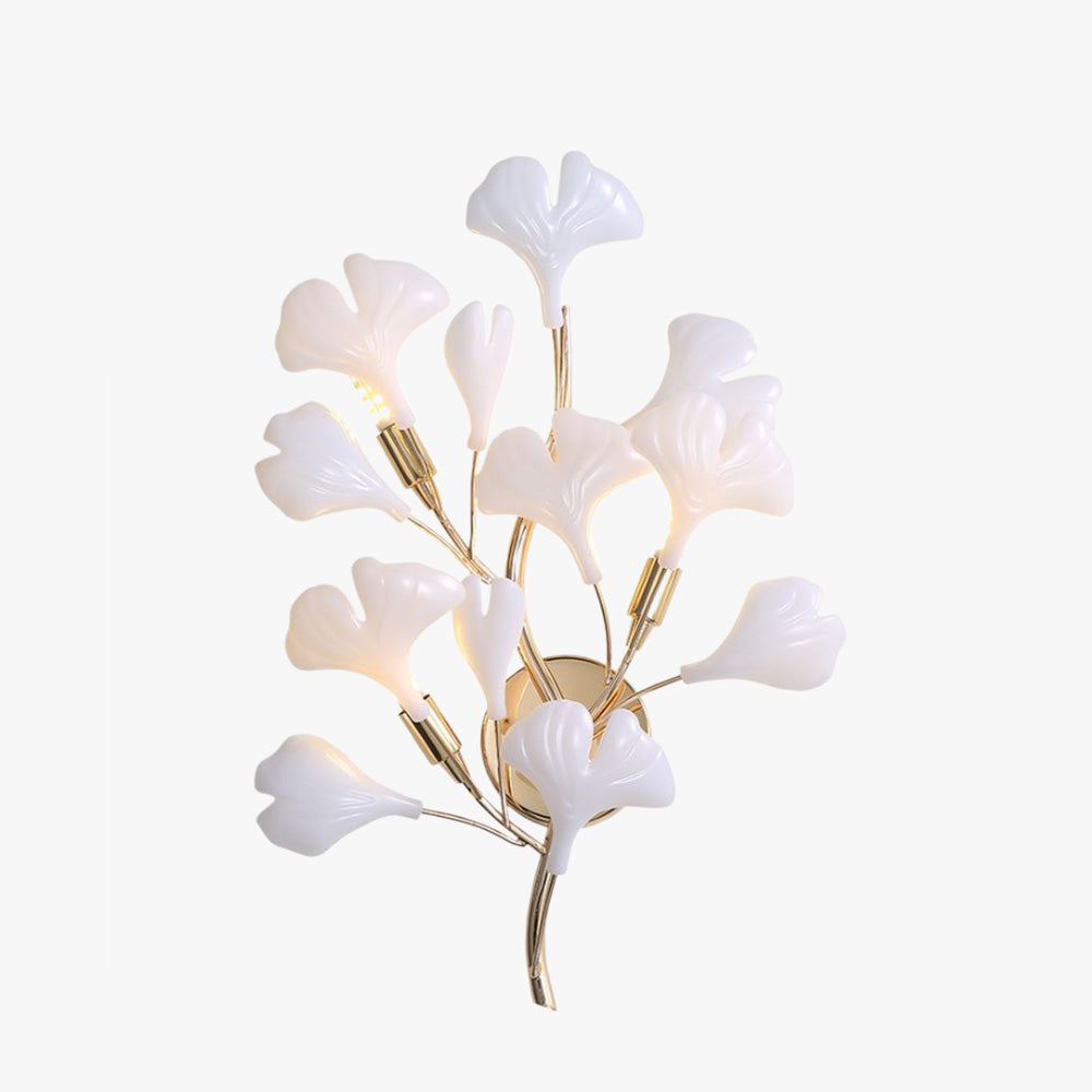 Olivia Design LED Wandleuchte Schlafzimmer/ Wohnzimmer Weiß/Gold