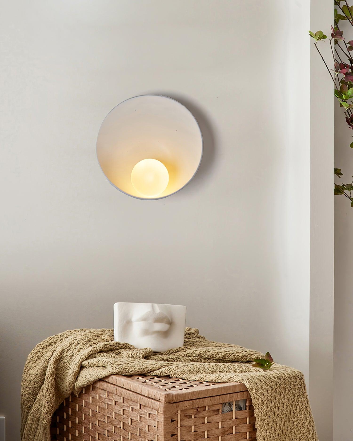 Wandleuchte Harz Becher Schirm Metall Akzent Minimalistisch Gemütlich-Letslighting