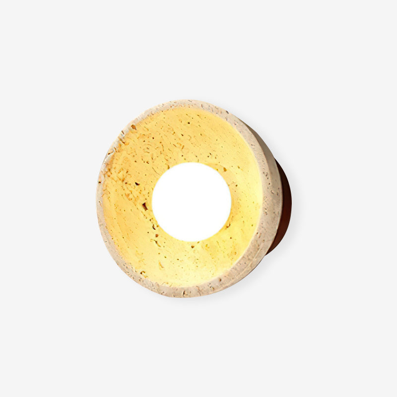 Wall Lamp Travertine Body Modern Minimalist Accent Lighting Fixture - Letslighting