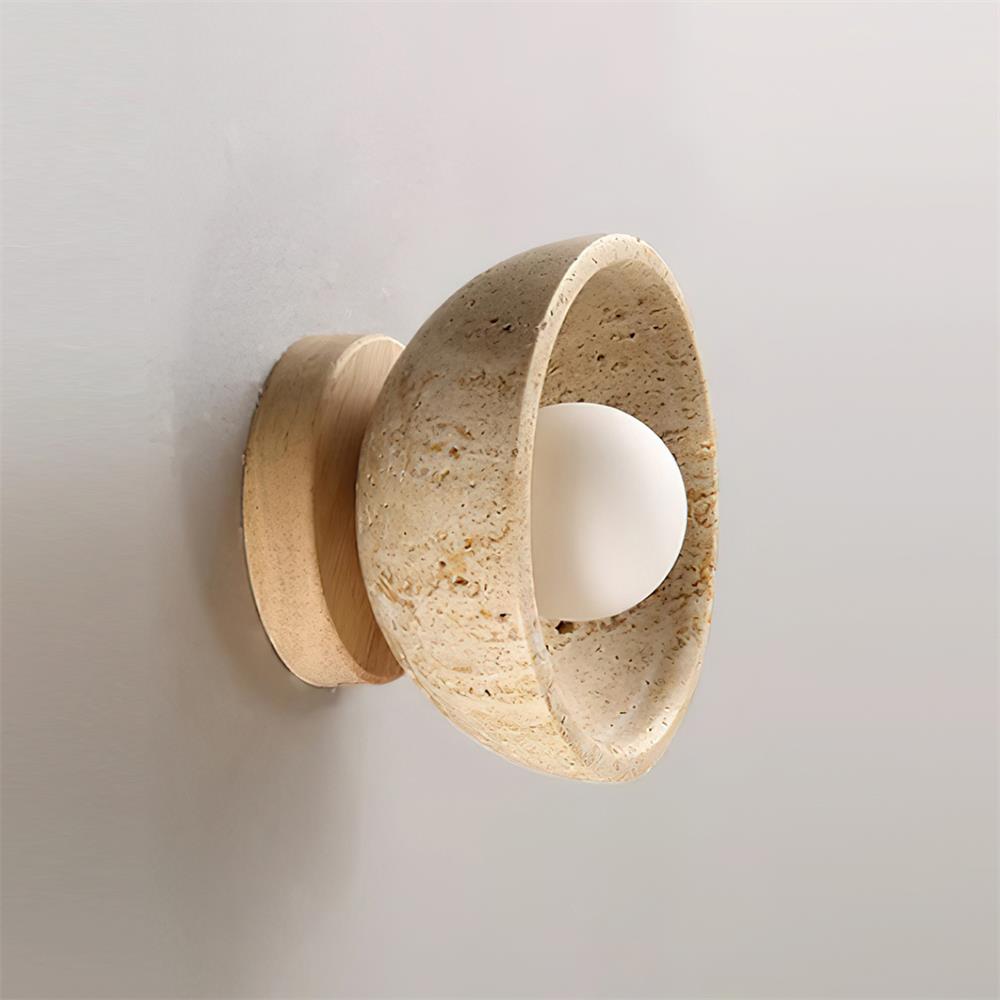 Wall Lamp Travertine Body Modern Minimalist Accent Lighting Fixture - Letslighting