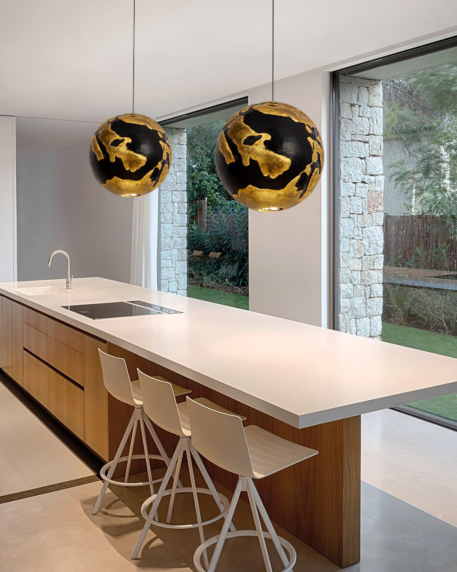 Alzorila Moderne Minimalistische Pendelleuchte aus Verbundwerkstoff-Letslighting