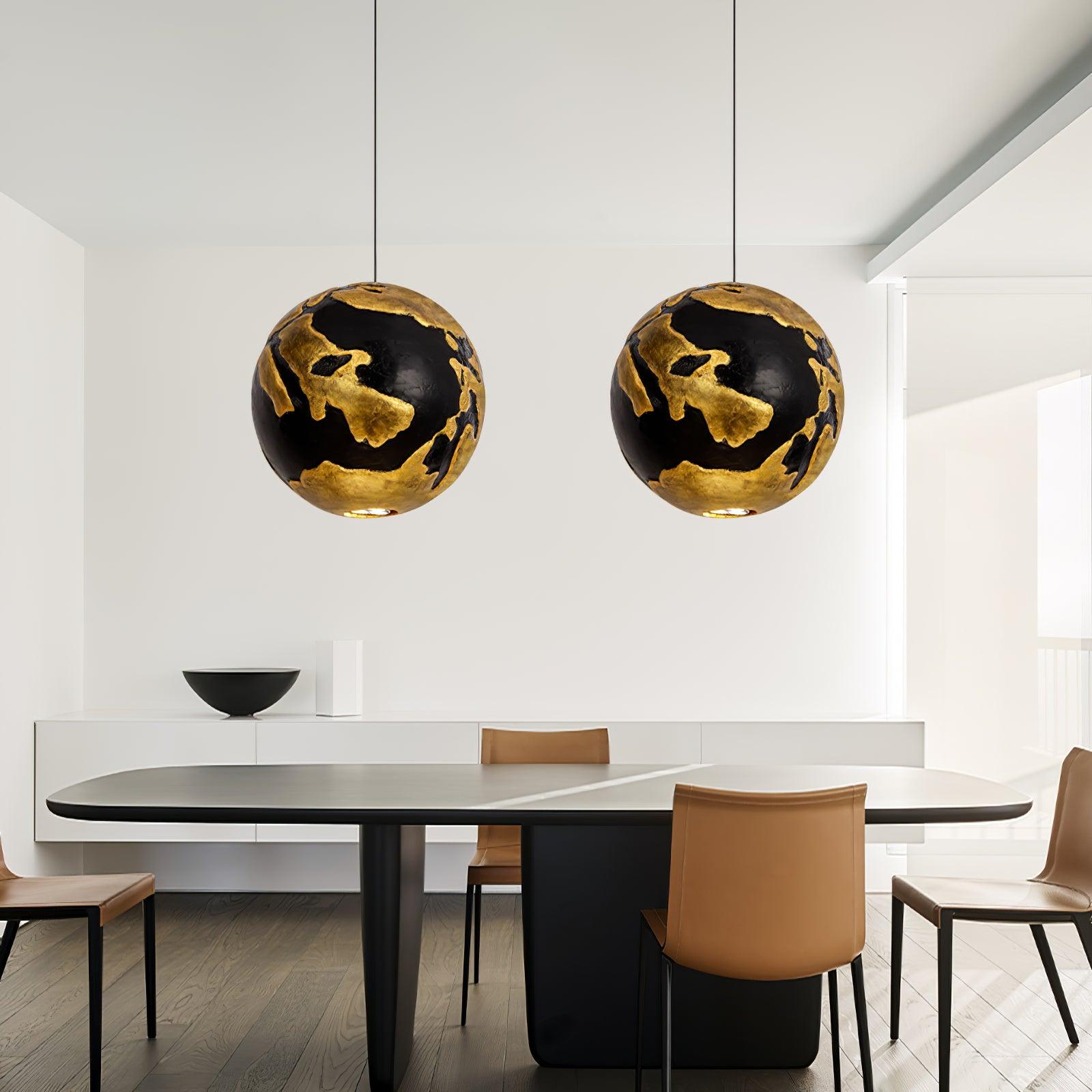 Alzorila Moderne Minimalistische Pendelleuchte aus Verbundwerkstoff-Letslighting