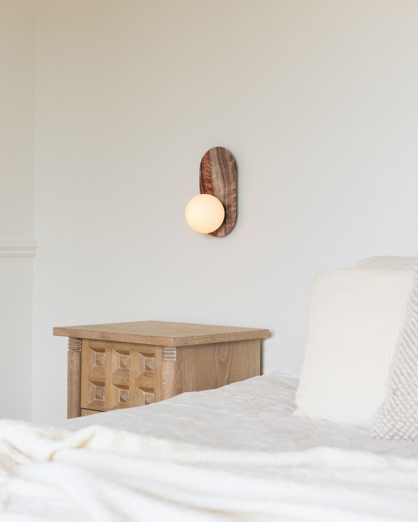 Utalira Architektur Glas Onyx Wandleuchte-Letslighting