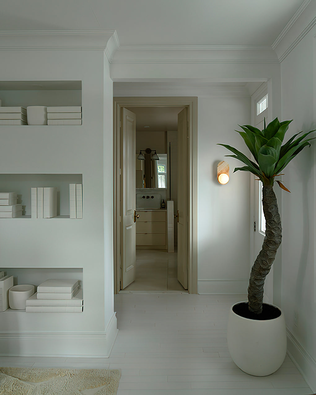 Utalira Architektur Glas Onyx Wandleuchte-Letslighting