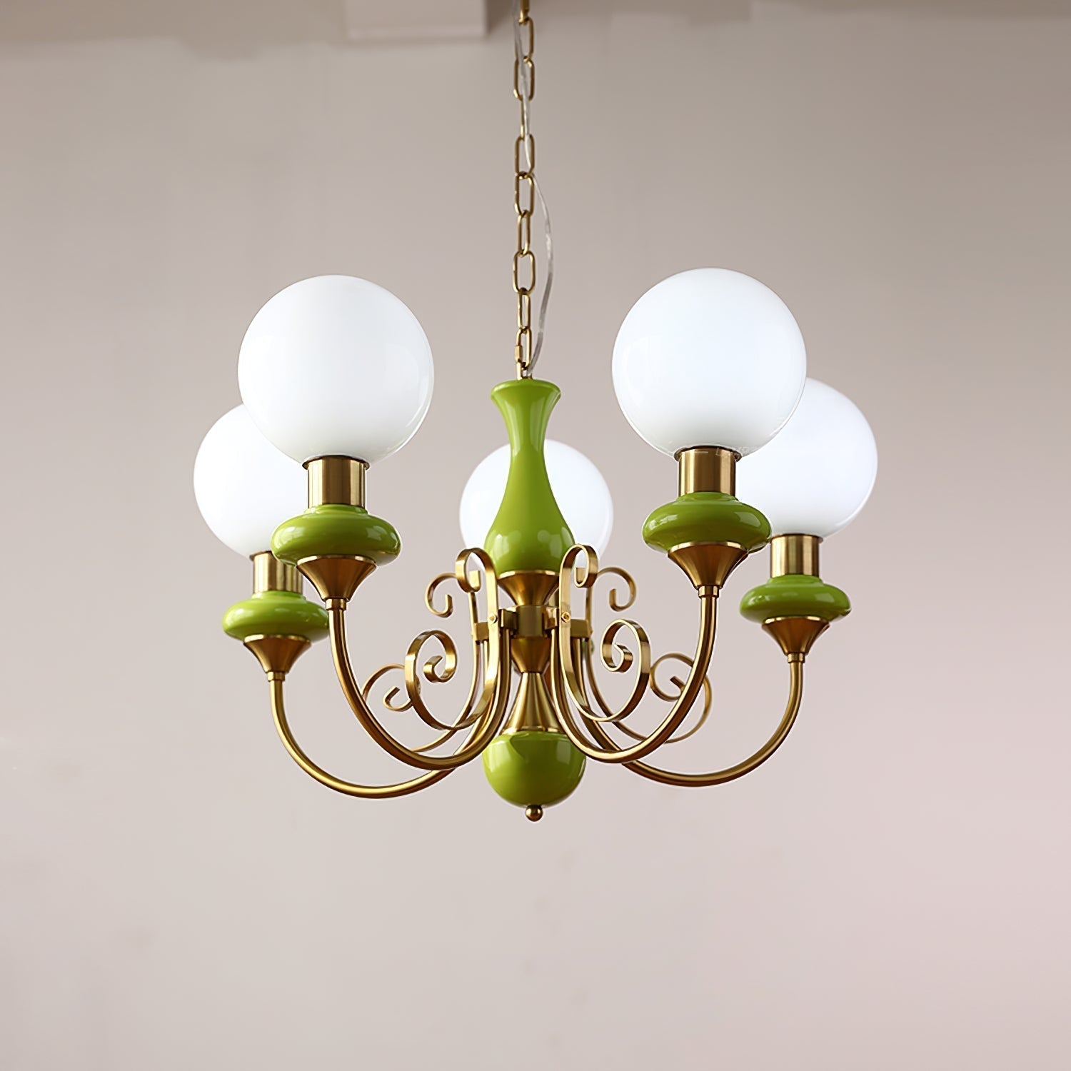 Evsolia Onyx Glas Premium Nordisch Art Kronleuchter-Letslighting