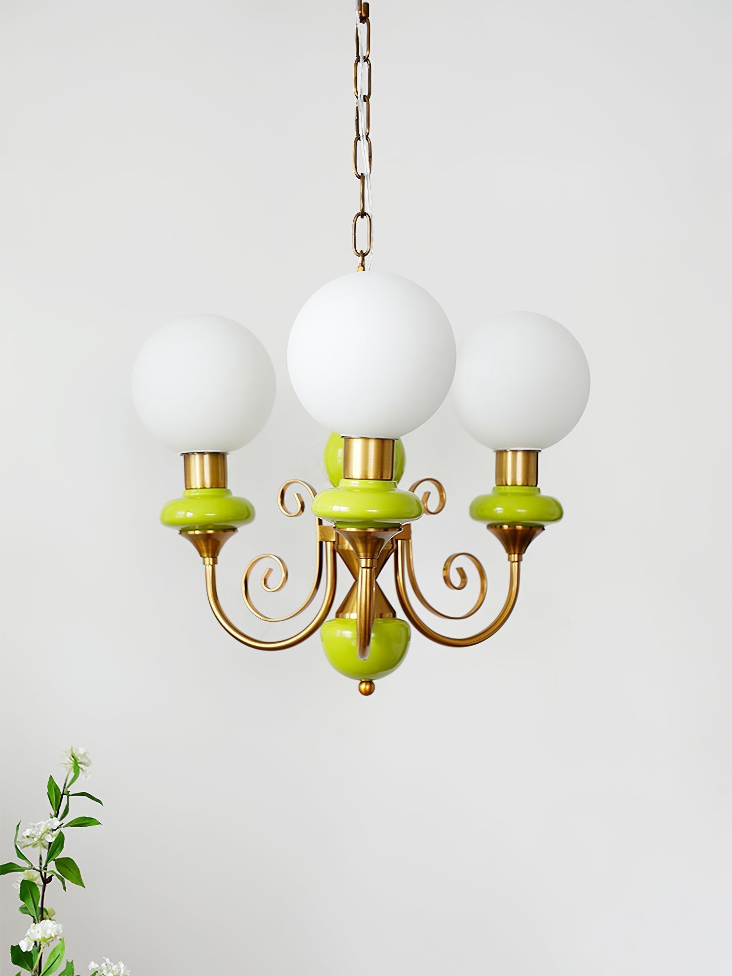 Evsolia Onyx Glas Premium Nordisch Art Kronleuchter-Letslighting
