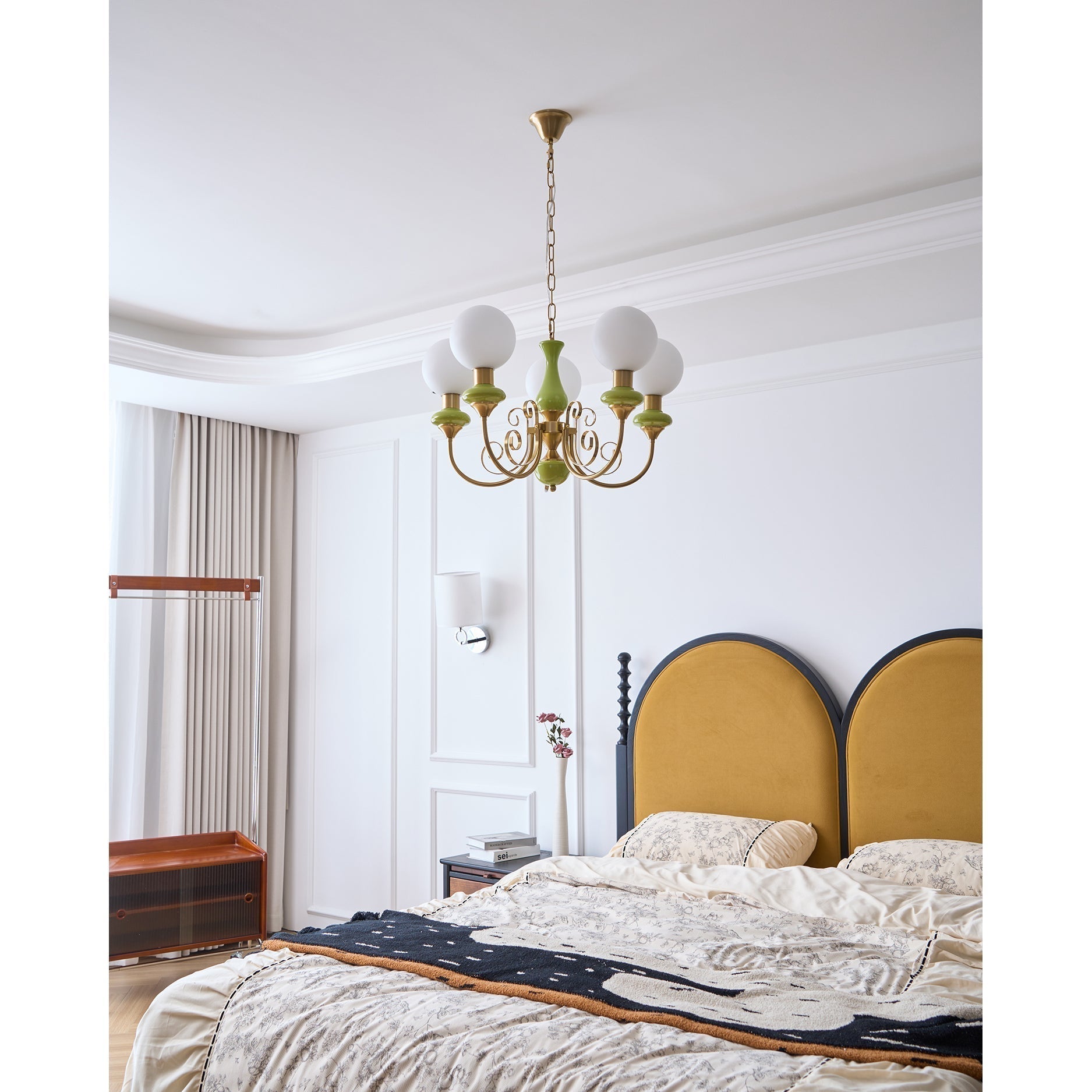 Evsolia Onyx Glas Premium Nordisch Art Kronleuchter-Letslighting