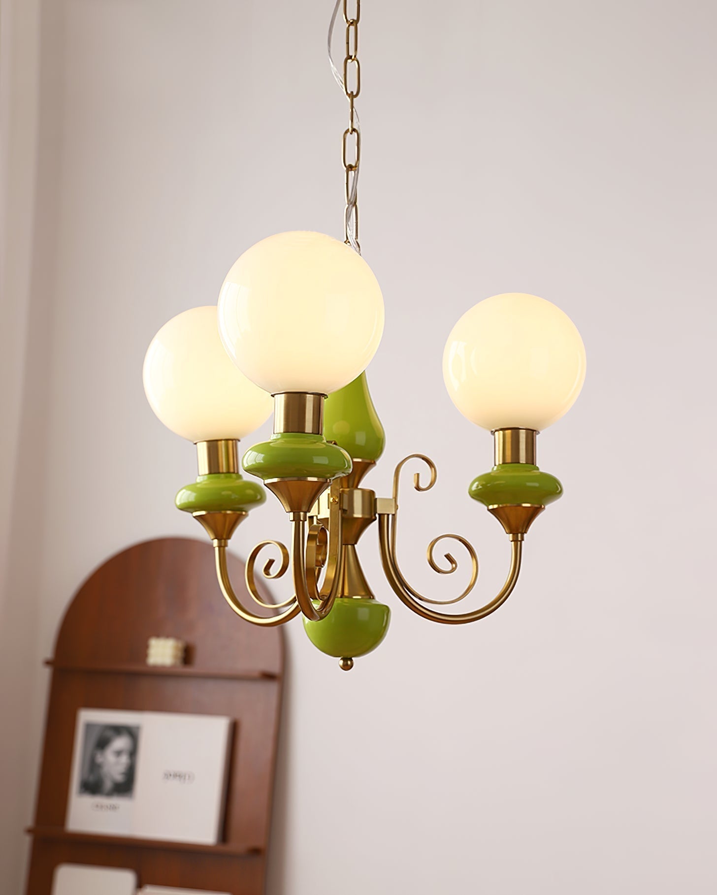 Evsolia Onyx Glas Premium Nordisch Art Kronleuchter-Letslighting