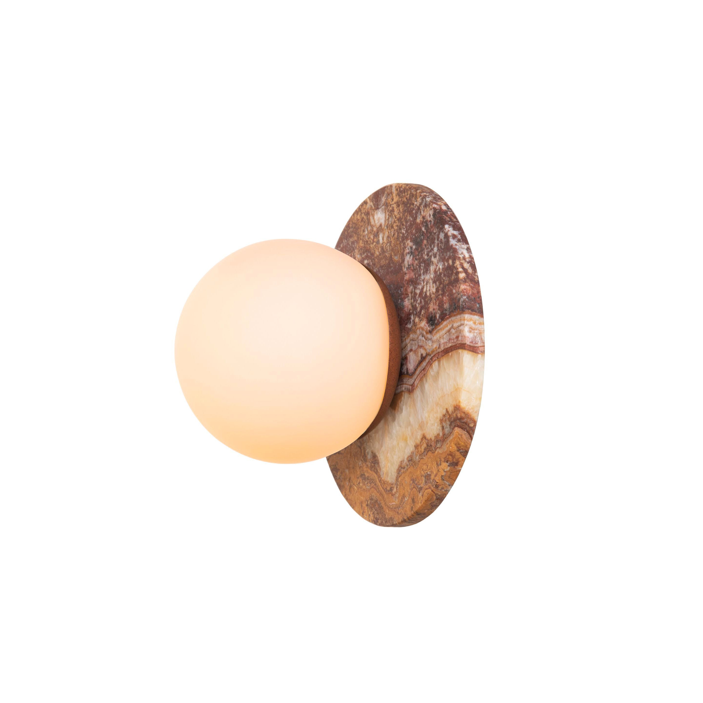 Ovyna Onyx Glas Wandleuchte-Letslighting
