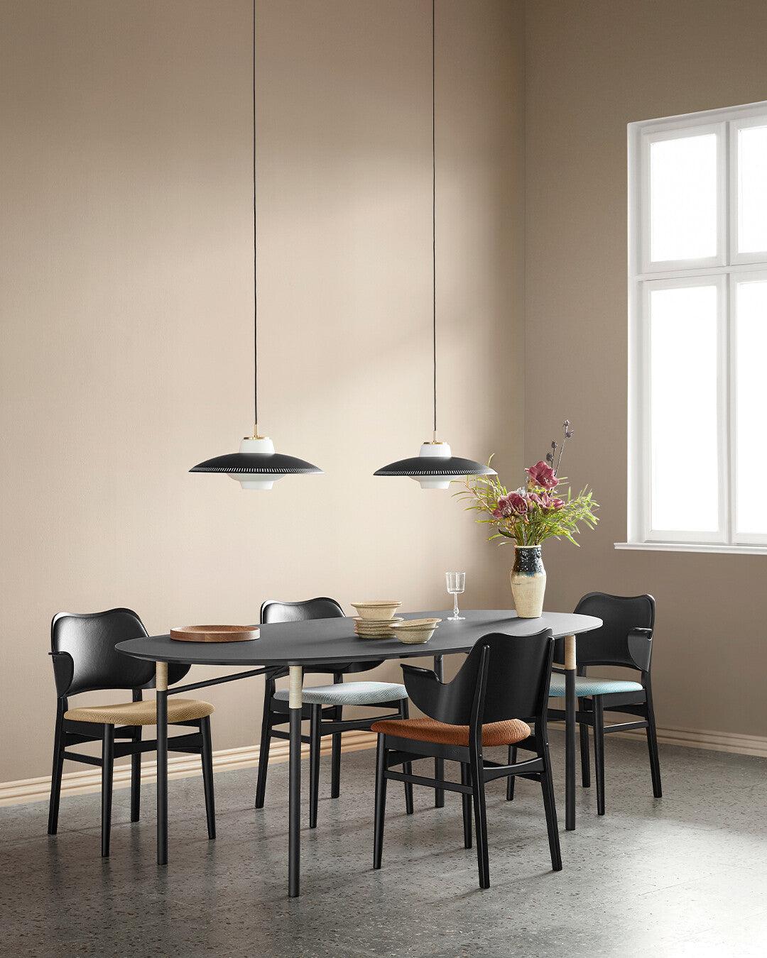 Solara Pendelleuchte Opalglas Breitschirm Klassisch-Letslighting