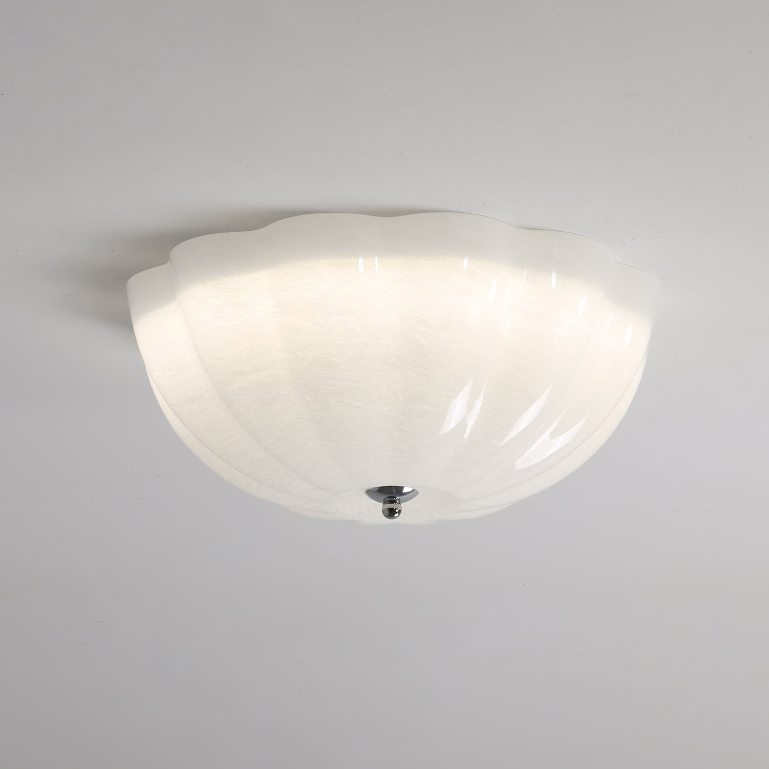 Uphaara Moderne Minimalistische Deckenleuchte aus Opalglas-Letslighting