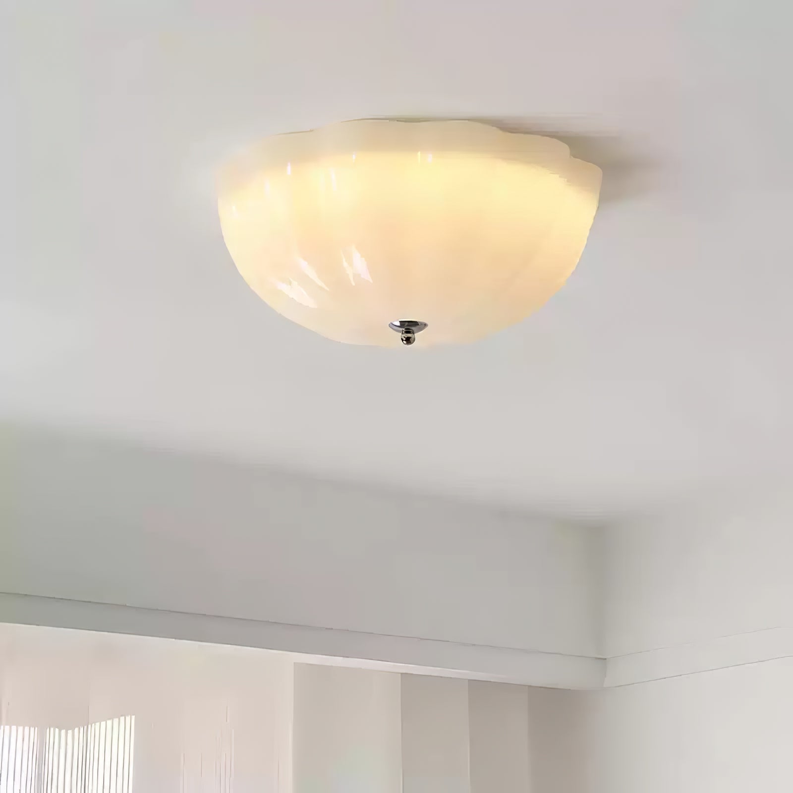 Uphaara Moderne Minimalistische Deckenleuchte aus Opalglas-Letslighting