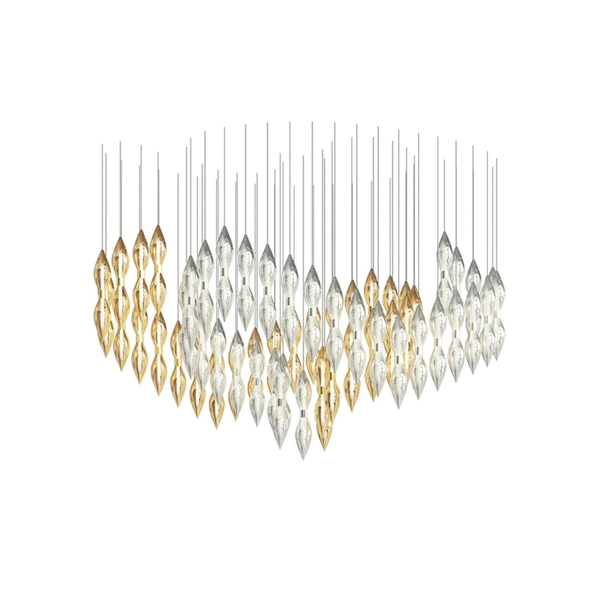 Oloren Prismatischer Kristall-Kronleuchter-Letslighting