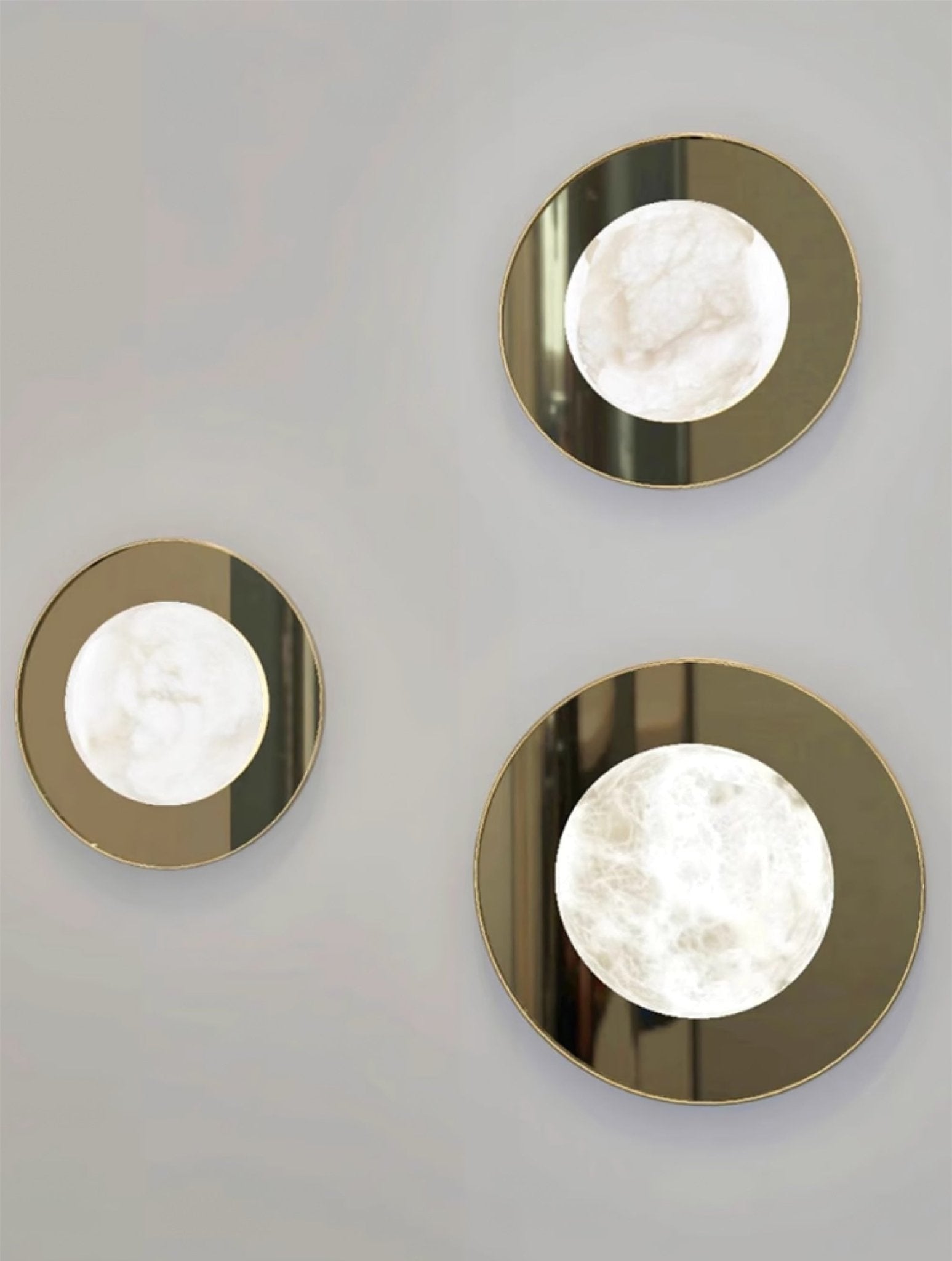 Lyra Modern Alabaster Wall Light - Neutralighting