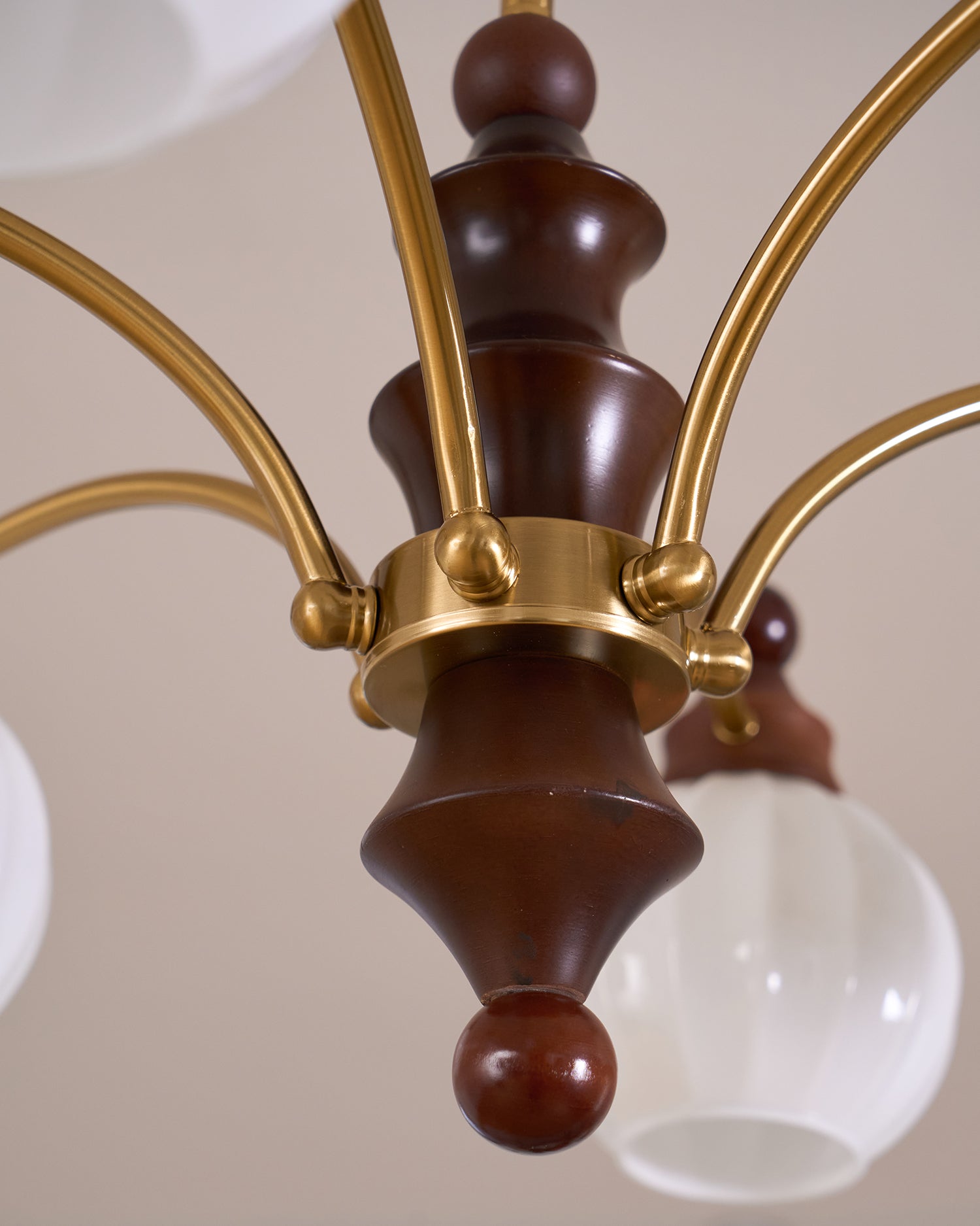 Lustra Chandelier Blossom with Glass Shades-Letslighting