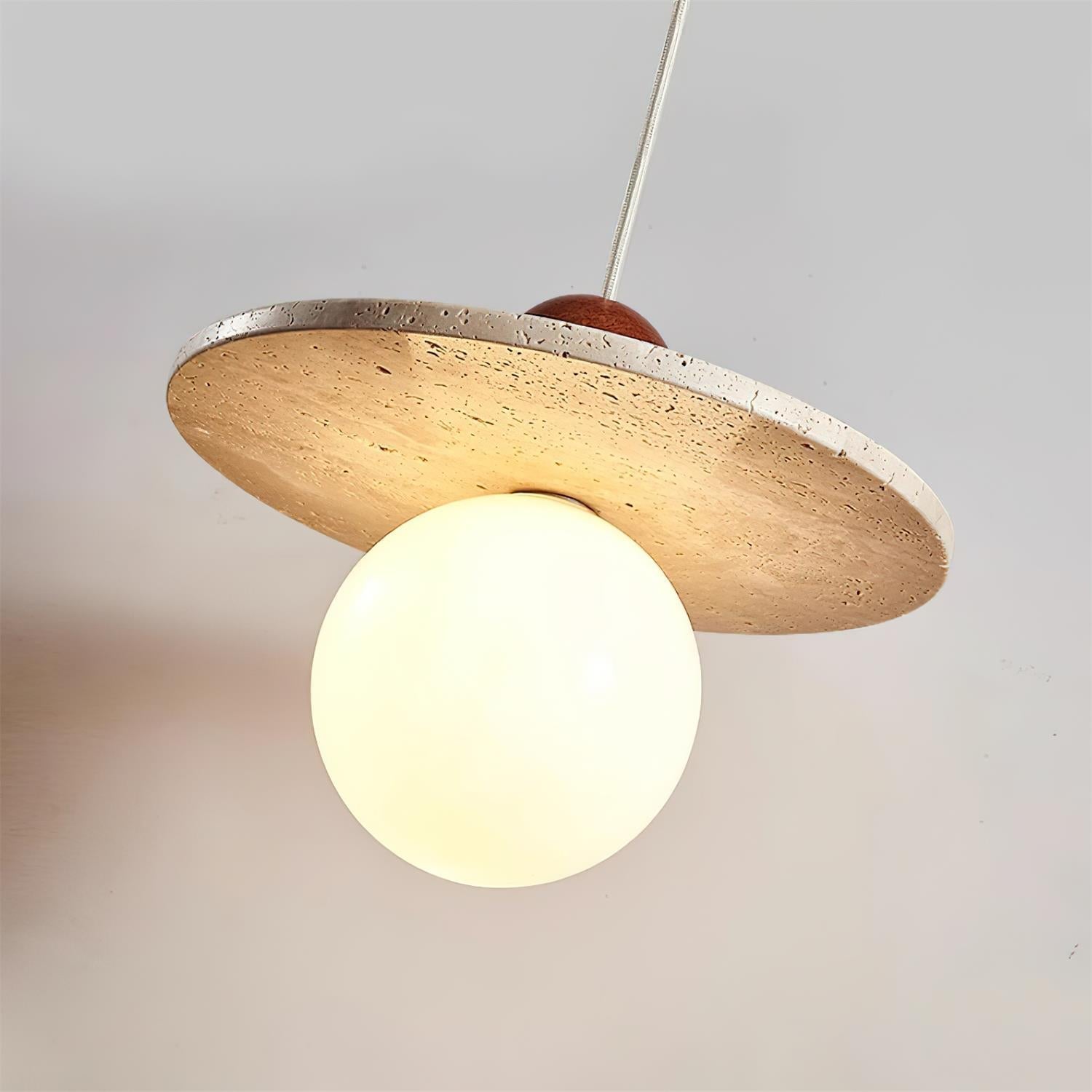 Marcio Pendant Light Travertine - Letslighting