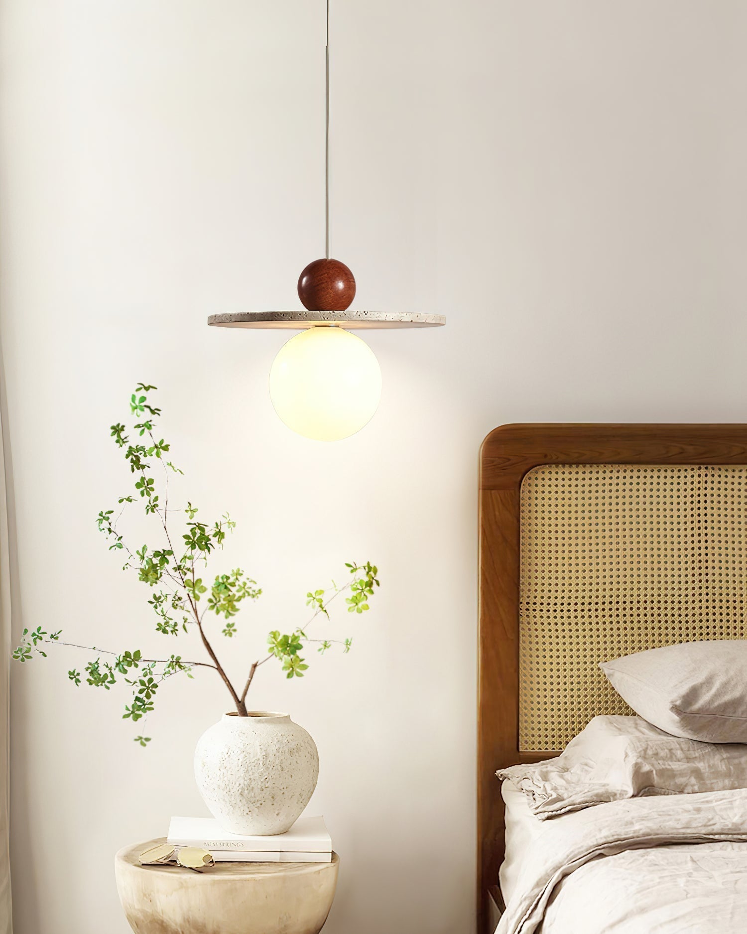 Marcio Pendant Light Travertine - Letslighting