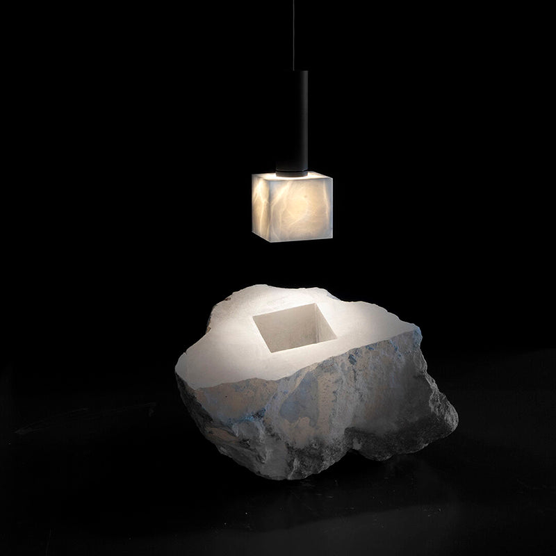Lymiror Modern Minimalist Alabaster Pendant Lamp - Letslighting