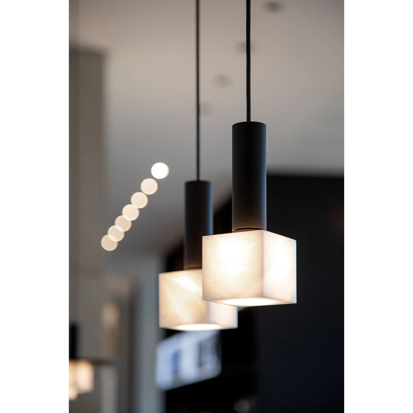 Lymiror Modern Minimalist Alabaster Pendant Lamp - Letslighting
