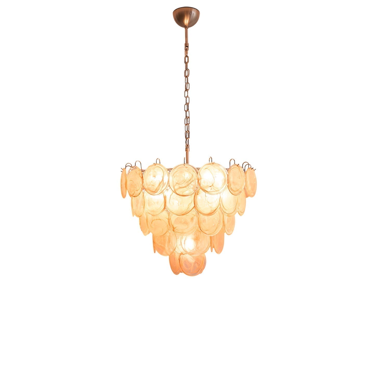 Aurora Chandelier Murano Glass Disc Classic - Blowlighting