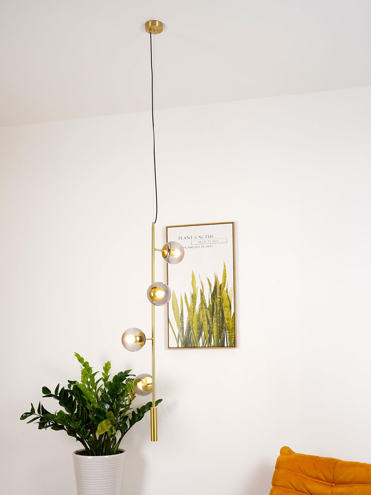 Erevia Messing Glas Pendelleuchte-Letslighting