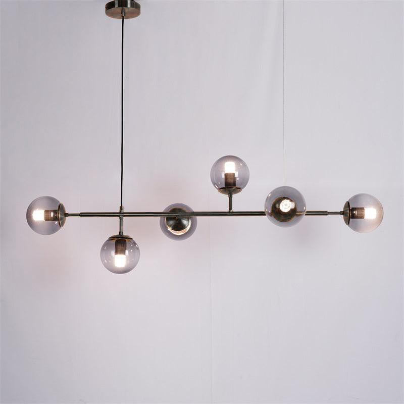 Lustra Pendelleuchte Orb Messing Glas-Letslighting