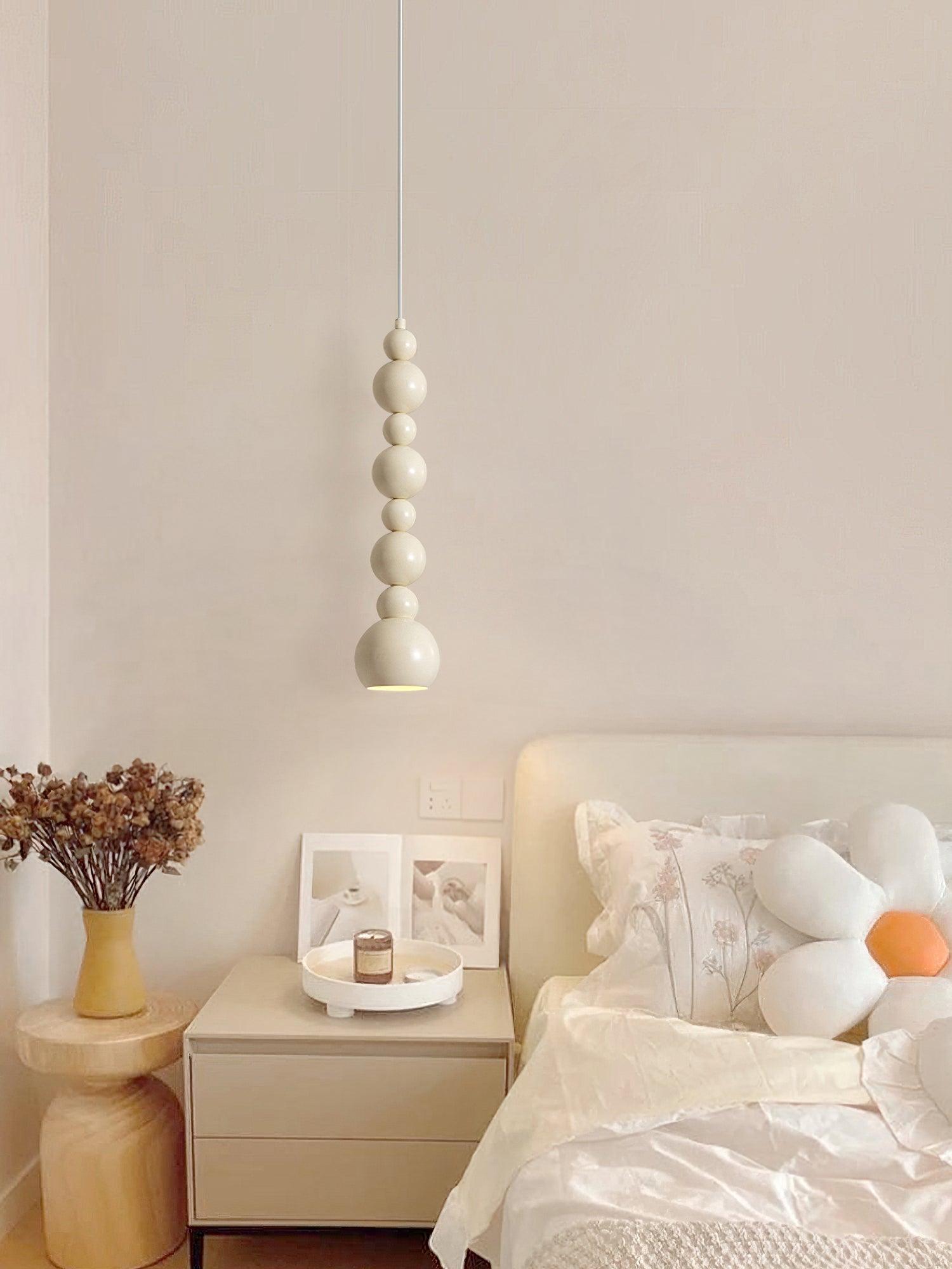 Solena Beige Künstlerische Pendelleuchten-Letslighting