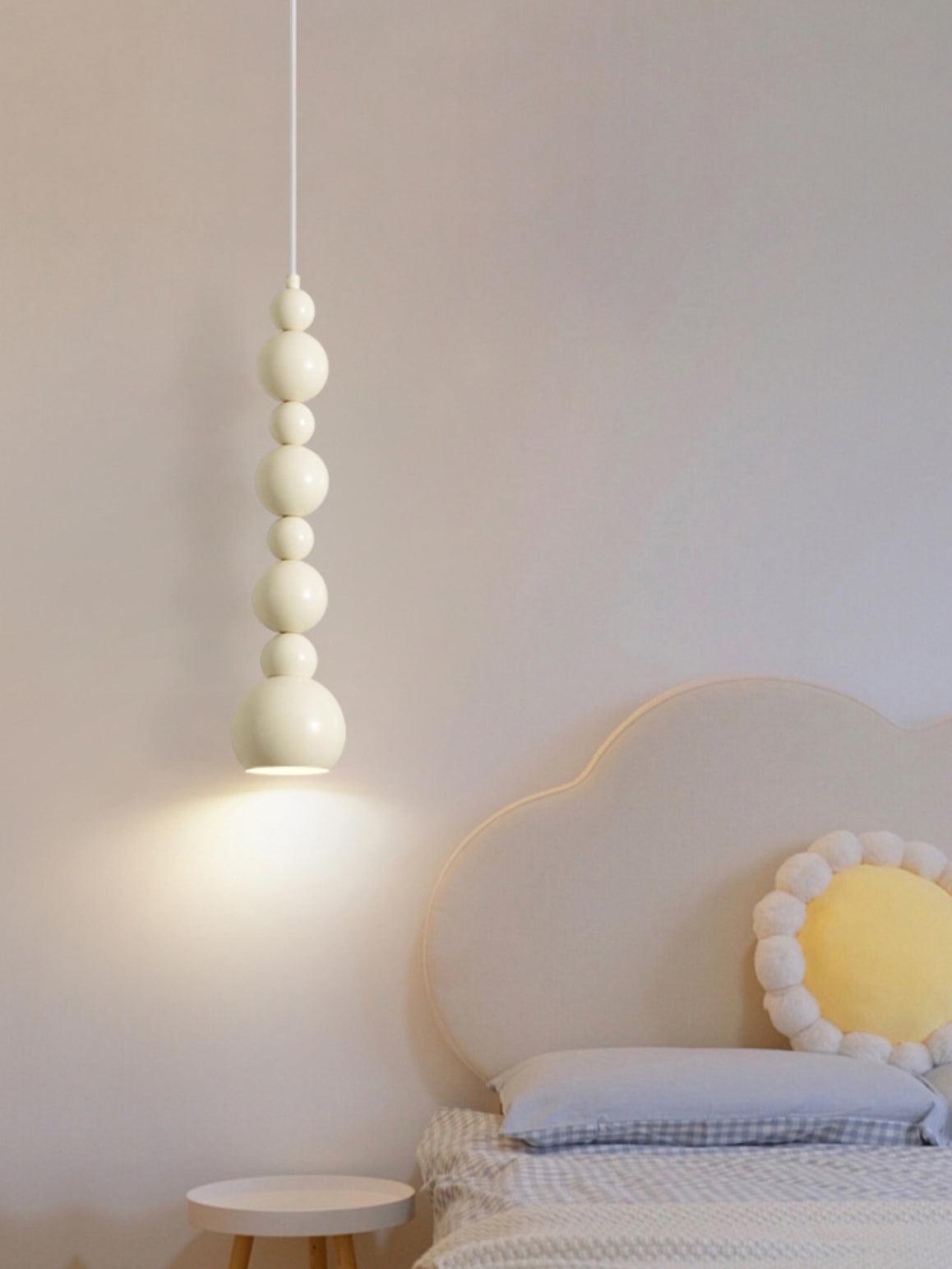 Solena Beige Künstlerische Pendelleuchten-Letslighting