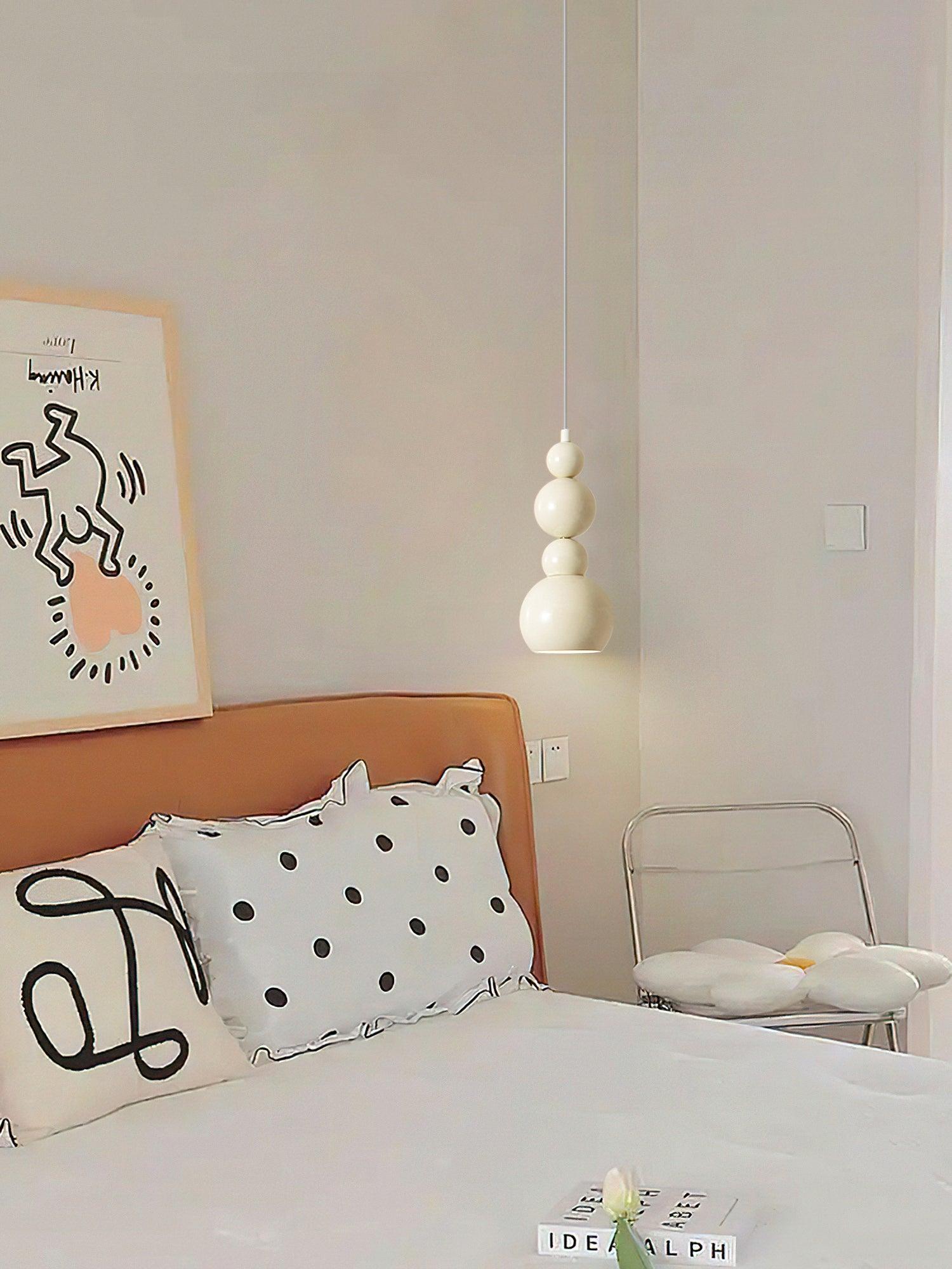 Solena Beige Künstlerische Pendelleuchten-Letslighting