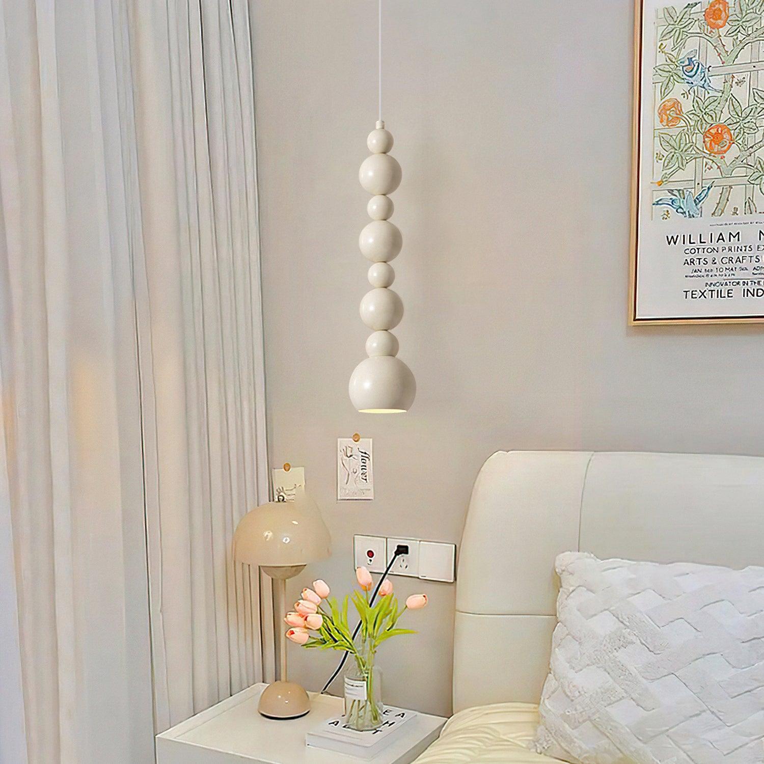 Solena Beige Künstlerische Pendelleuchten-Letslighting